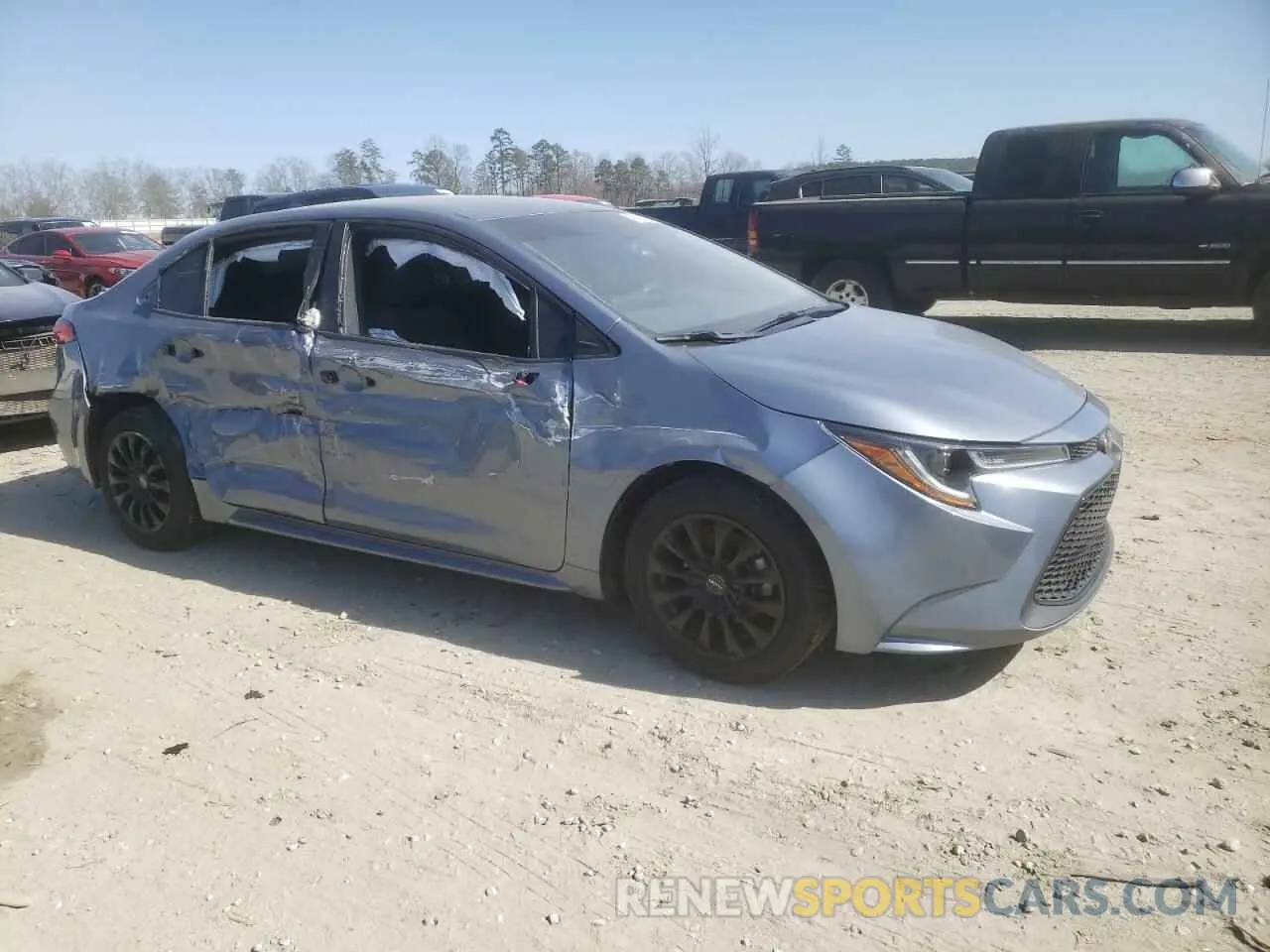 4 fotografías del automóvil dañado 5YFEPMAE6NP361328 TOYOTA COROLLA 2022