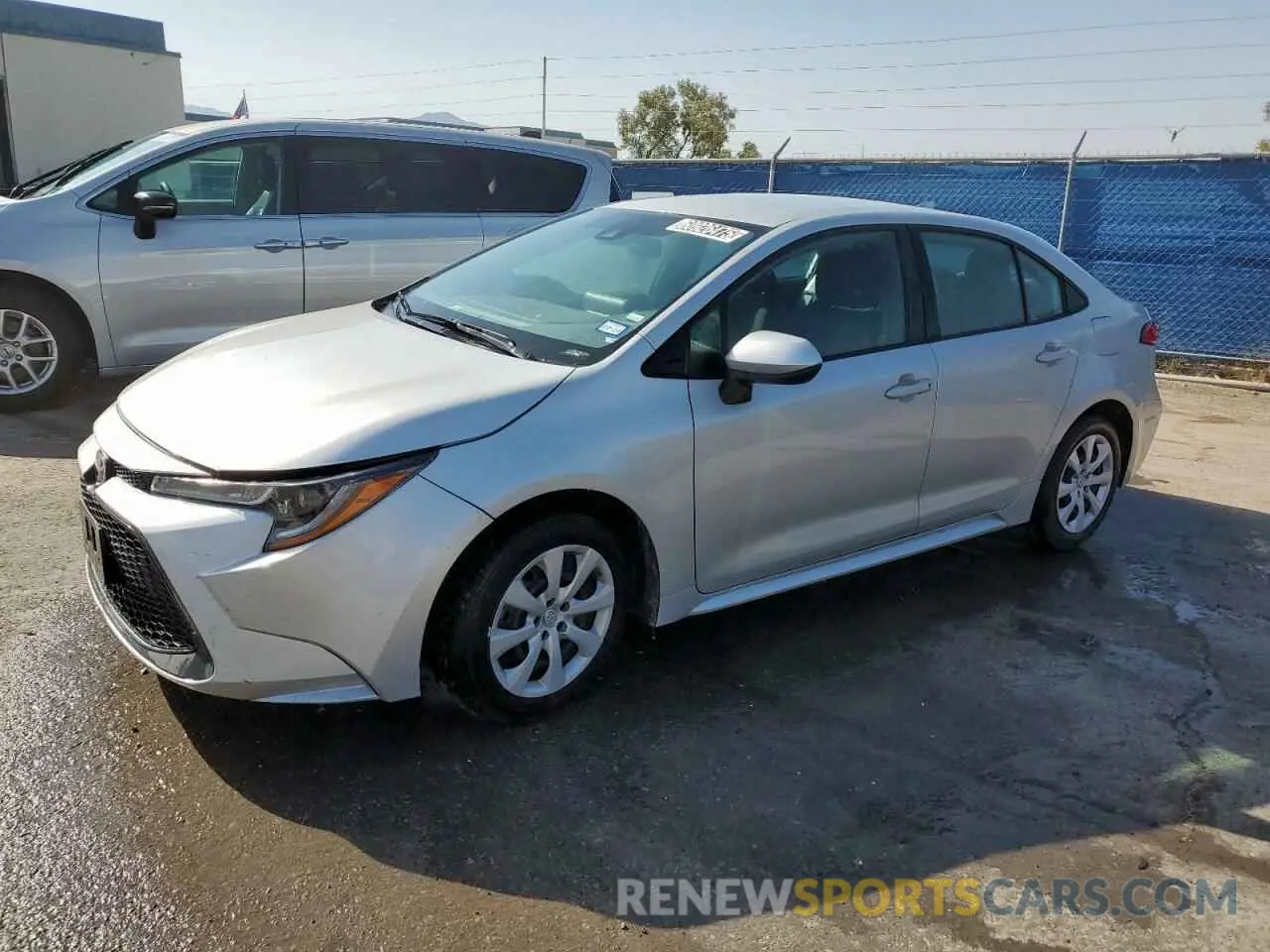 1 fotografías del automóvil dañado 5YFEPMAE6NP369252 TOYOTA COROLLA 2022