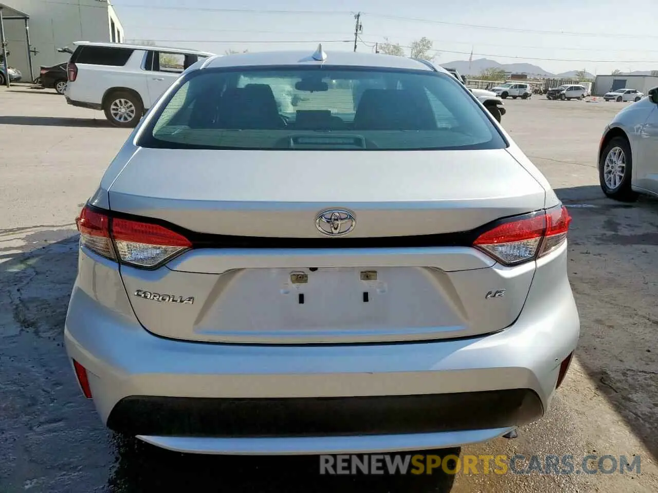6 fotografías del automóvil dañado 5YFEPMAE6NP369252 TOYOTA COROLLA 2022