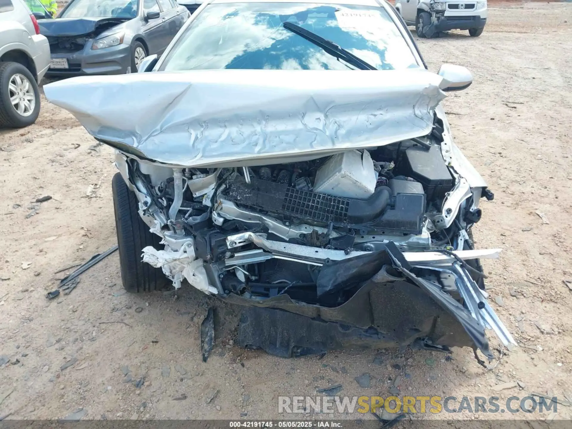 6 fotografías del automóvil dañado 5YFEPMAE6NP370739 TOYOTA COROLLA 2022