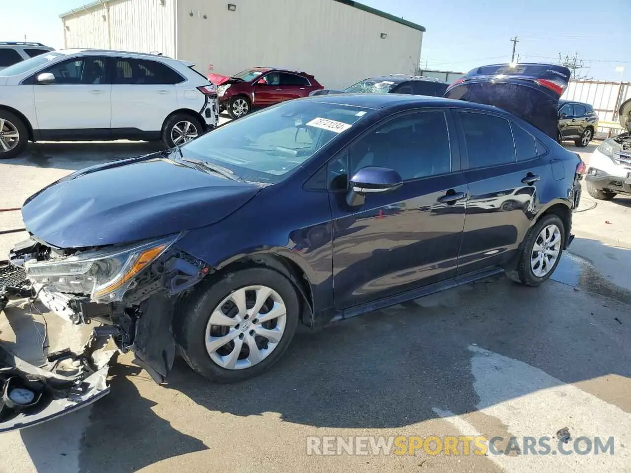 1 fotografías del automóvil dañado 5YFEPMAE6NP375715 TOYOTA COROLLA 2022