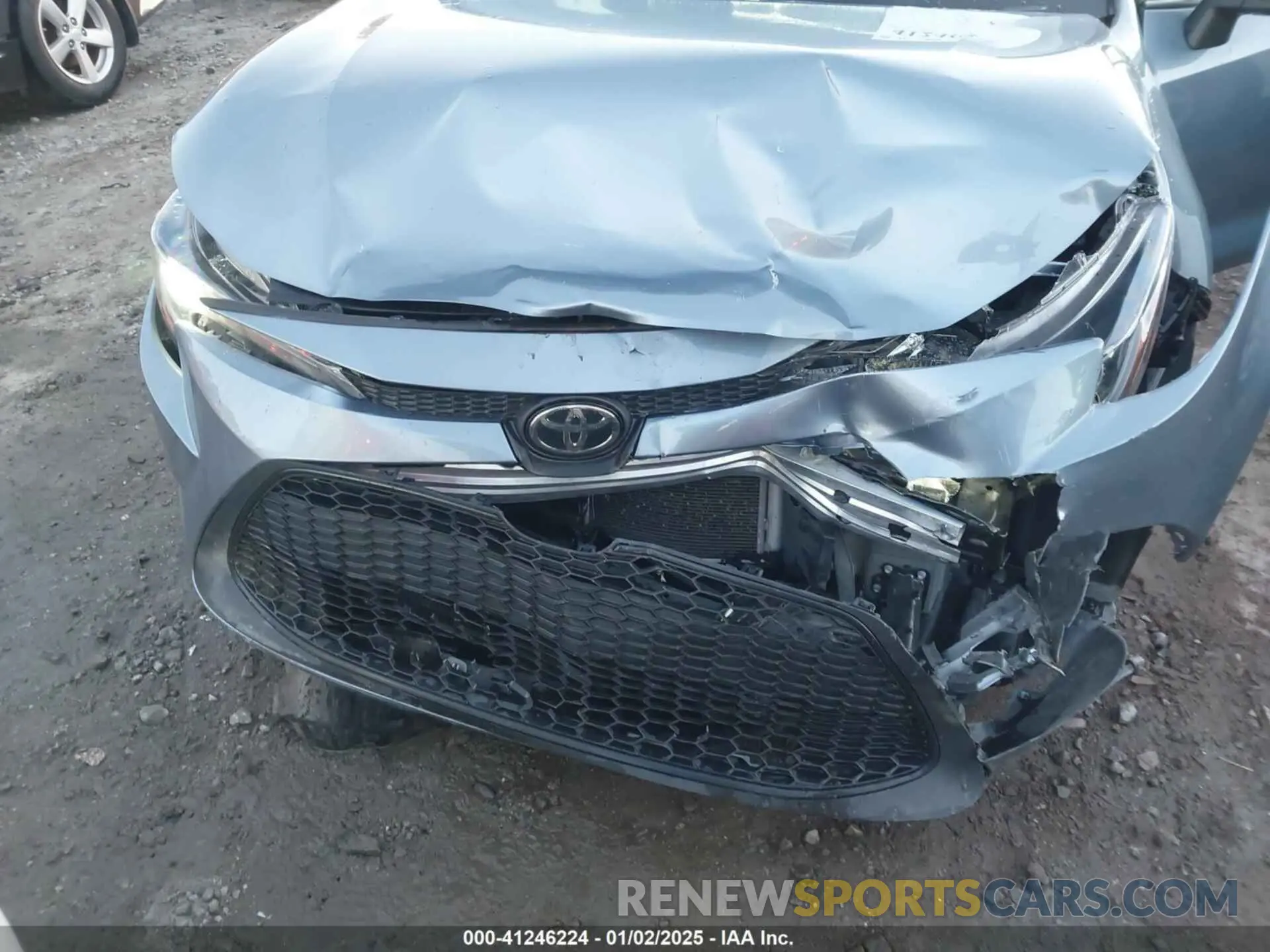 6 fotografías del automóvil dañado 5YFEPMAE6NP376587 TOYOTA COROLLA 2022