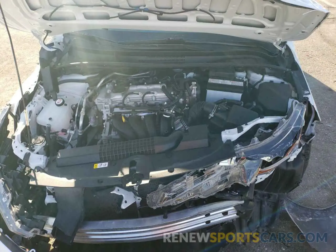 12 fotografías del automóvil dañado 5YFEPMAE6NP386052 TOYOTA COROLLA 2022