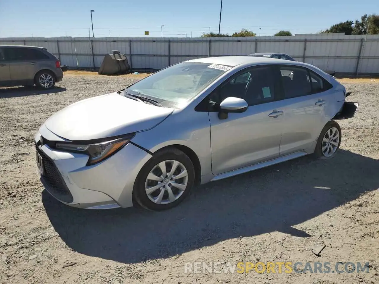 1 fotografías del automóvil dañado 5YFEPMAE6NP388464 TOYOTA COROLLA 2022