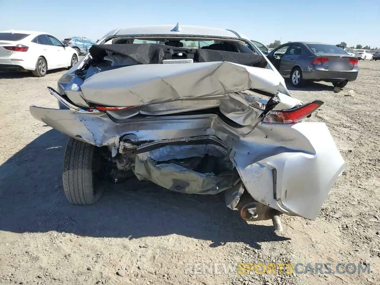 6 fotografías del automóvil dañado 5YFEPMAE6NP388464 TOYOTA COROLLA 2022