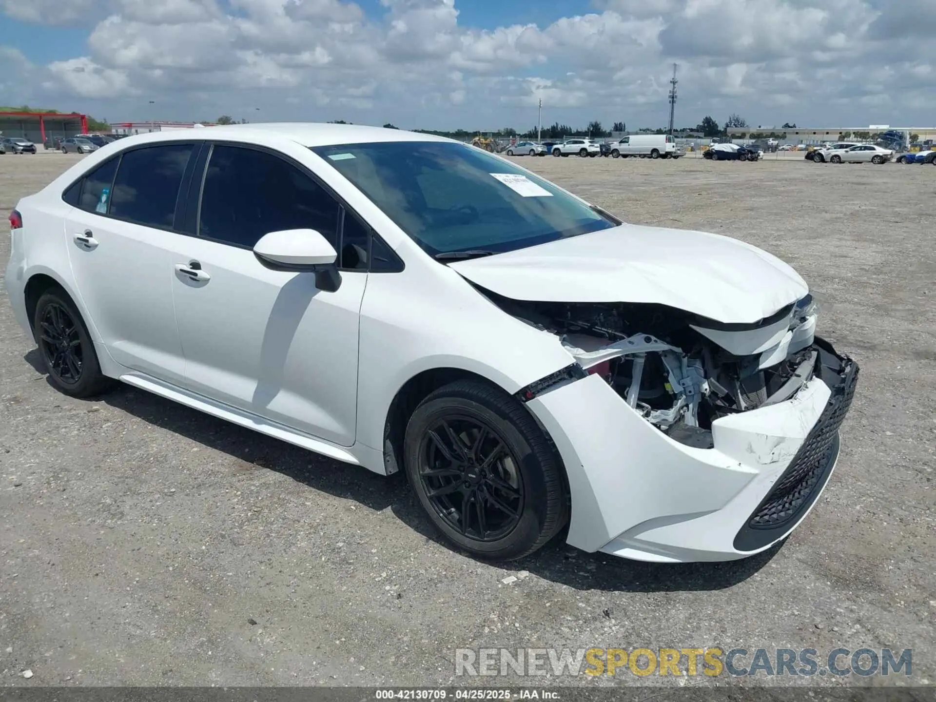 1 fotografías del automóvil dañado 5YFEPMAE6NP389890 TOYOTA COROLLA 2022