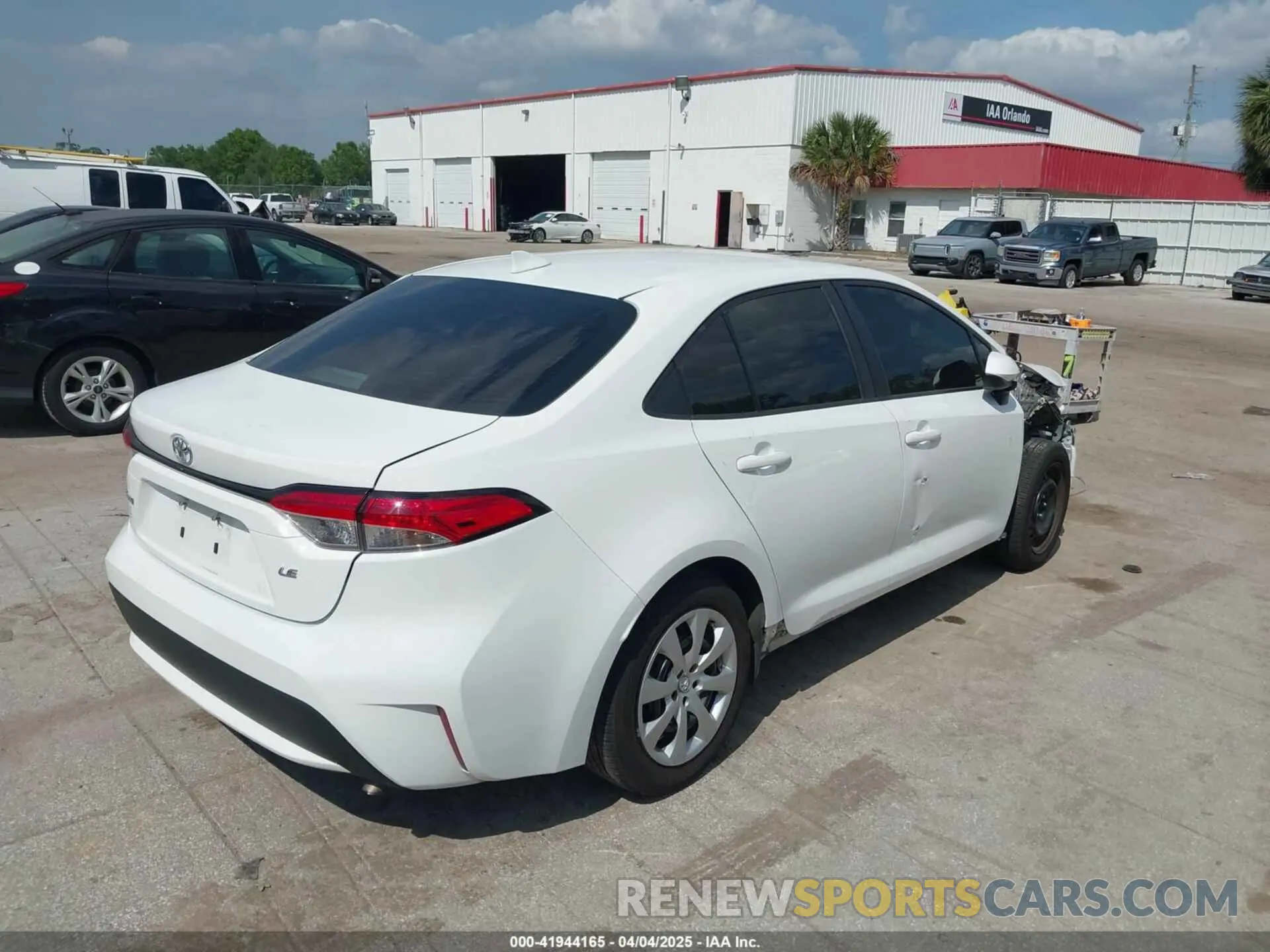 4 fotografías del automóvil dañado 5YFEPMAE7NP275963 TOYOTA COROLLA 2022