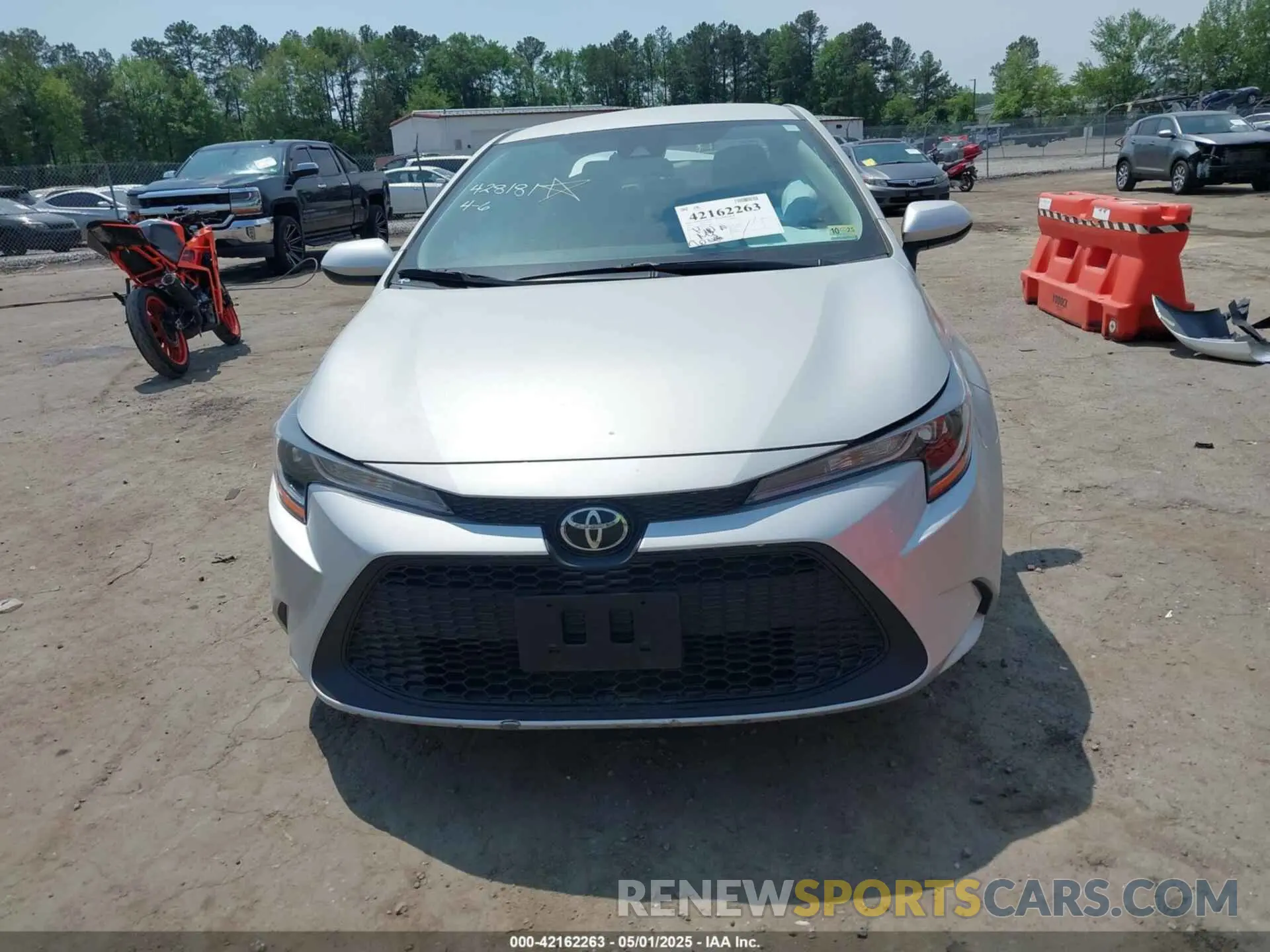 11 fotografías del automóvil dañado 5YFEPMAE7NP279625 TOYOTA COROLLA 2022