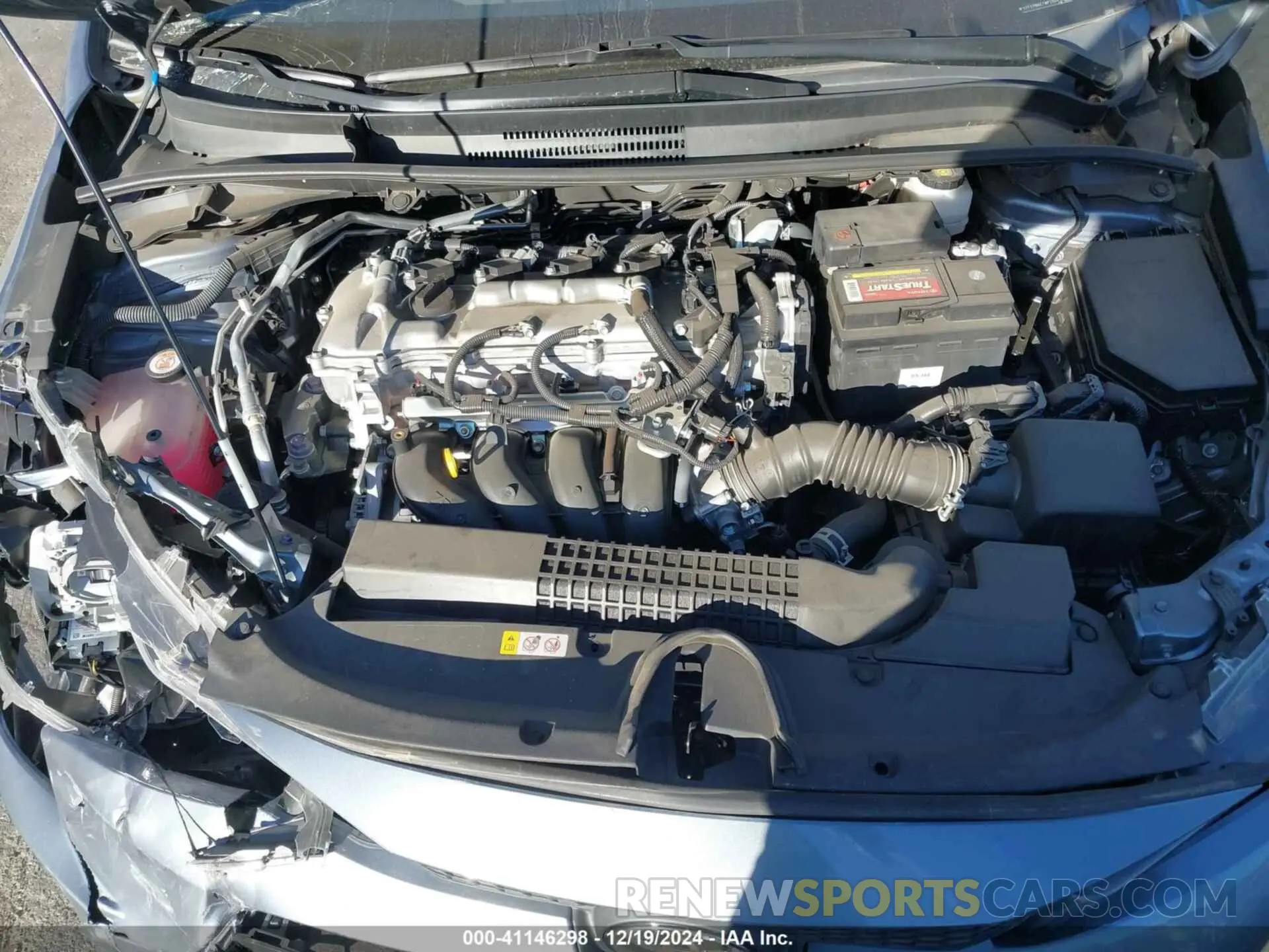 10 fotografías del automóvil dañado 5YFEPMAE7NP280418 TOYOTA COROLLA 2022
