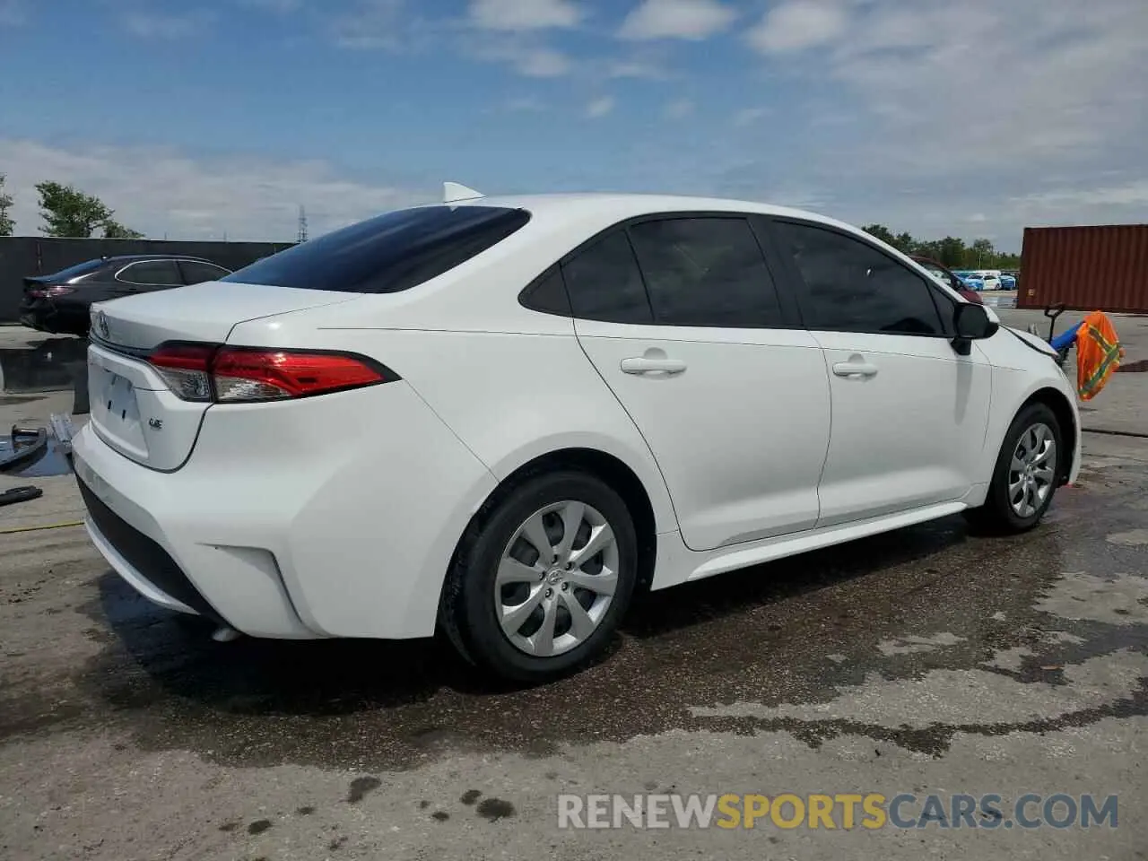 3 fotografías del automóvil dañado 5YFEPMAE7NP284050 TOYOTA COROLLA 2022