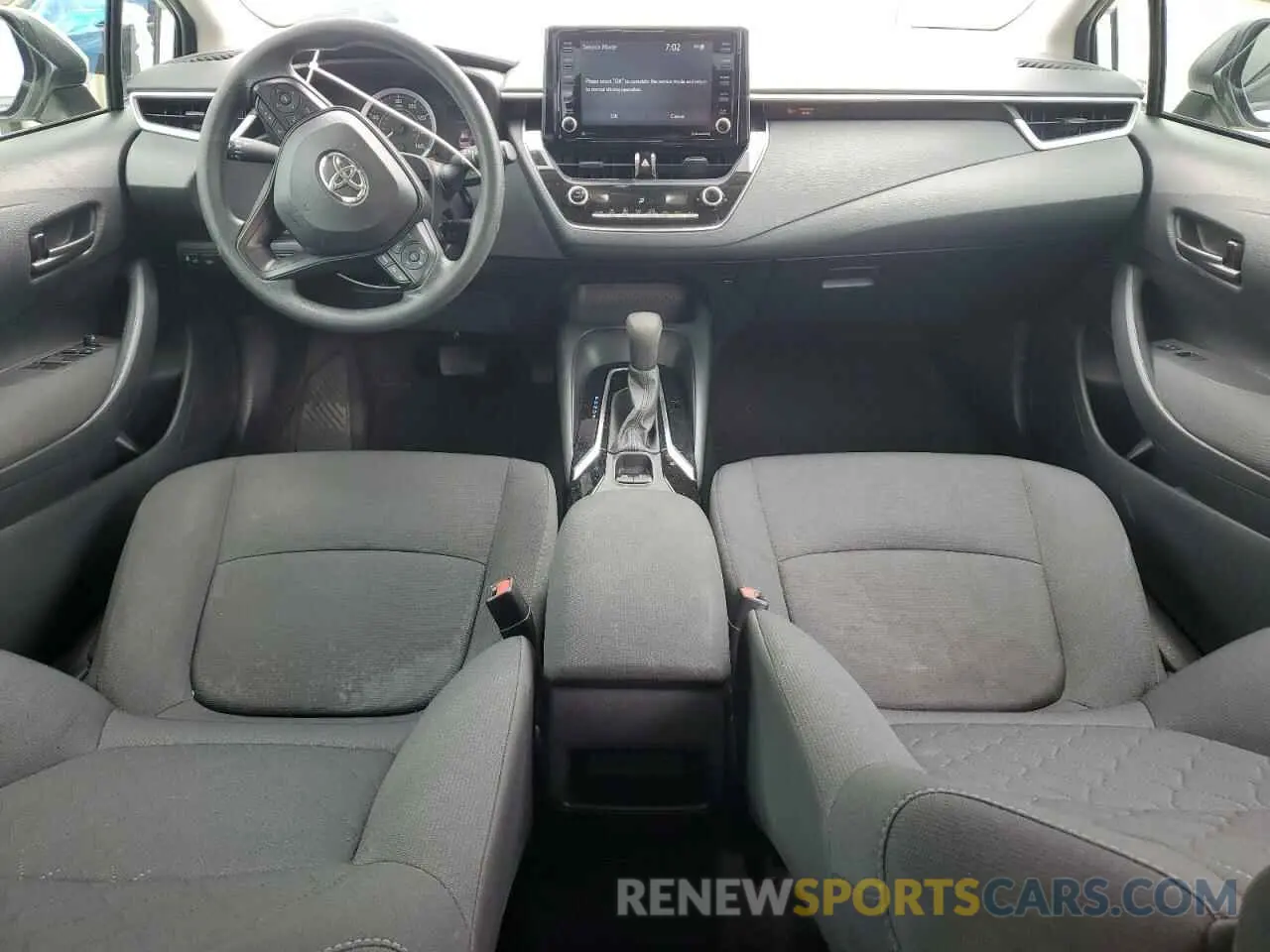 8 fotografías del automóvil dañado 5YFEPMAE7NP284050 TOYOTA COROLLA 2022
