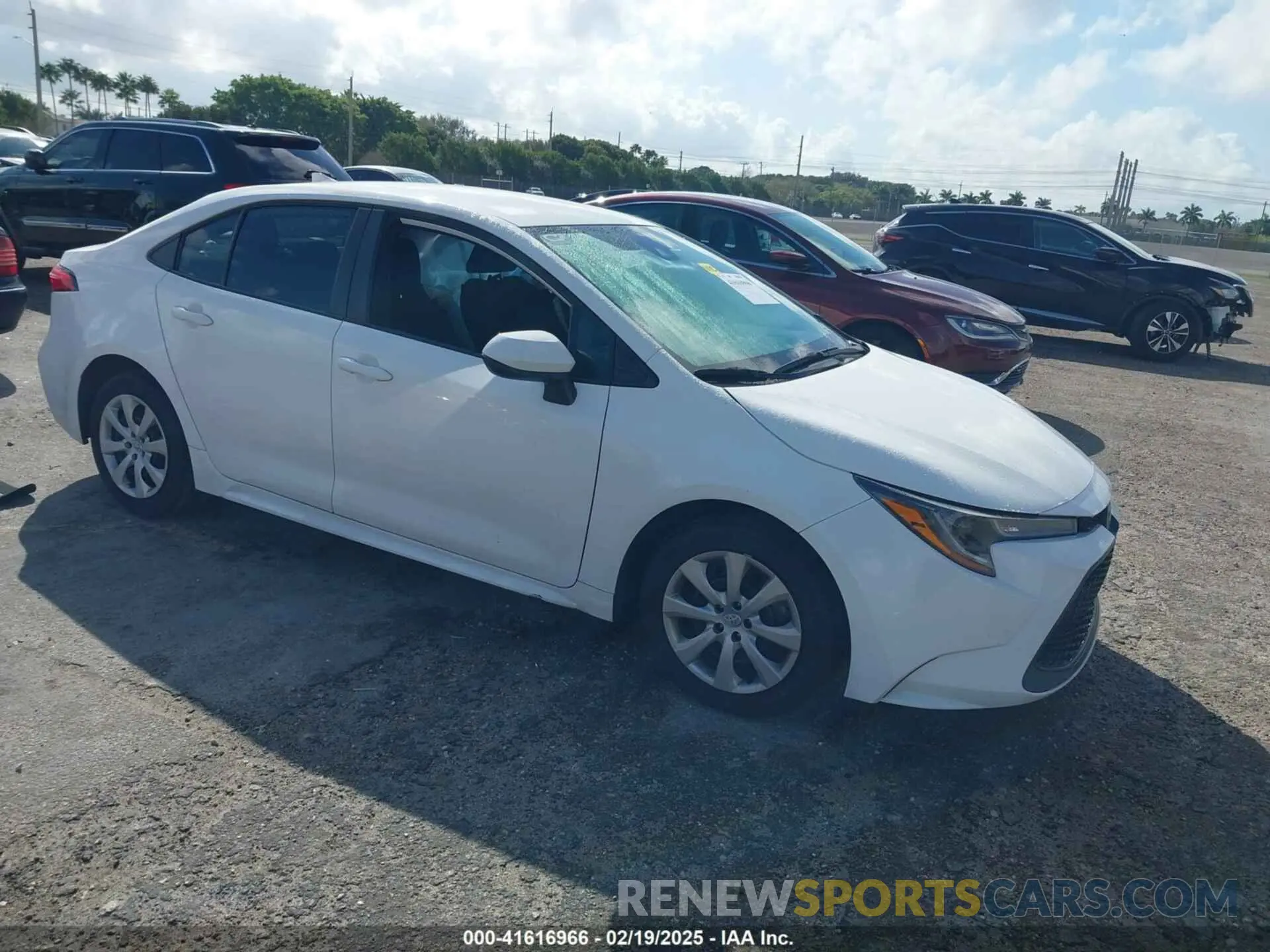 1 fotografías del automóvil dañado 5YFEPMAE7NP284551 TOYOTA COROLLA 2022