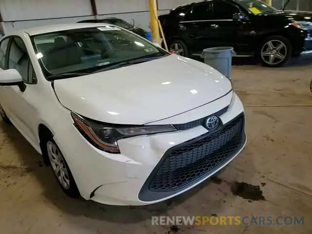 14 fotografías del automóvil dañado 5YFEPMAE7NP285649 TOYOTA COROLLA 2022