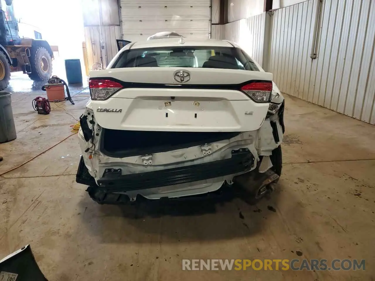 6 fotografías del automóvil dañado 5YFEPMAE7NP285649 TOYOTA COROLLA 2022