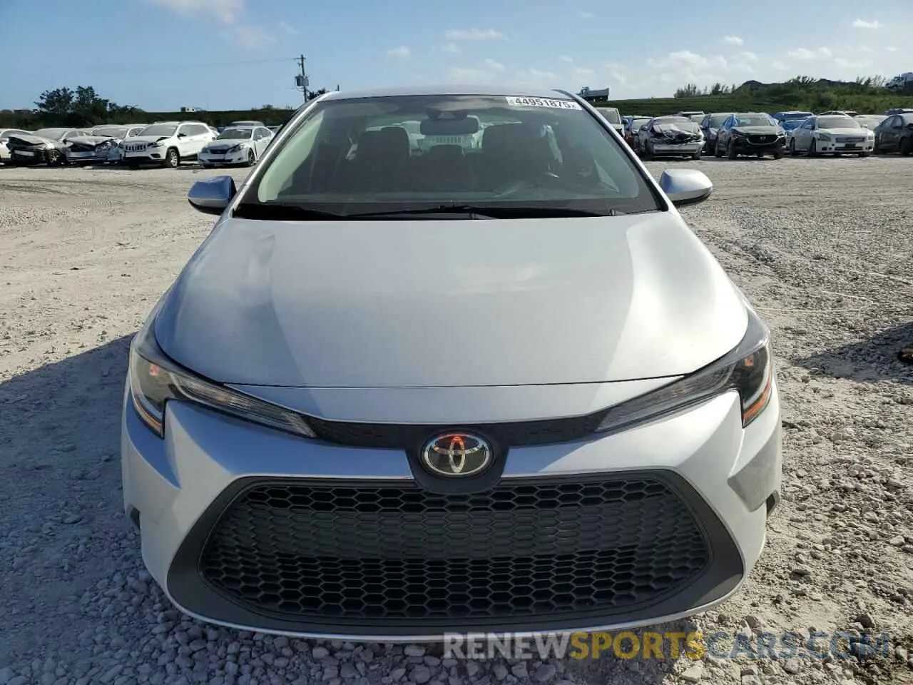 5 fotografías del automóvil dañado 5YFEPMAE7NP288616 TOYOTA COROLLA 2022