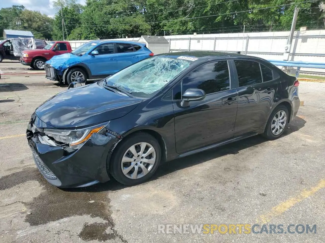 1 fotografías del automóvil dañado 5YFEPMAE7NP290009 TOYOTA COROLLA 2022