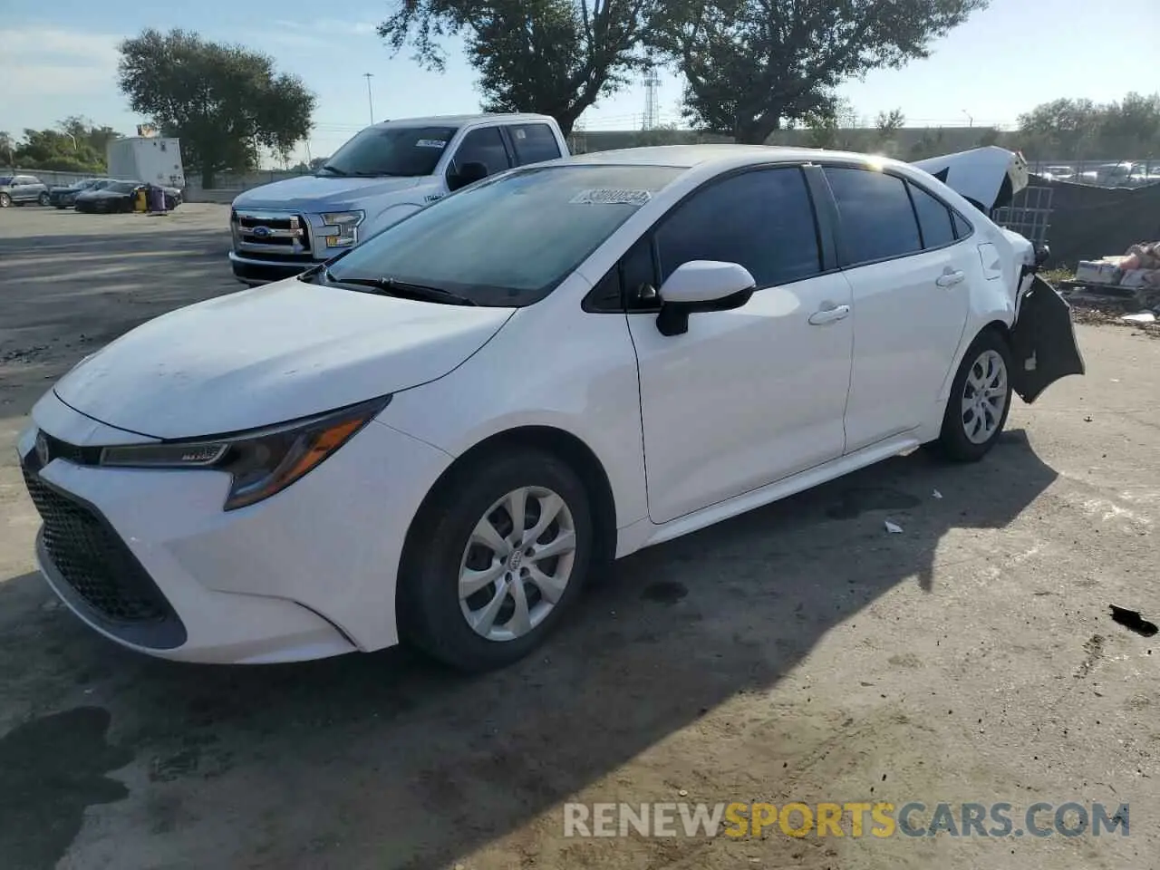 1 fotografías del automóvil dañado 5YFEPMAE7NP294495 TOYOTA COROLLA 2022
