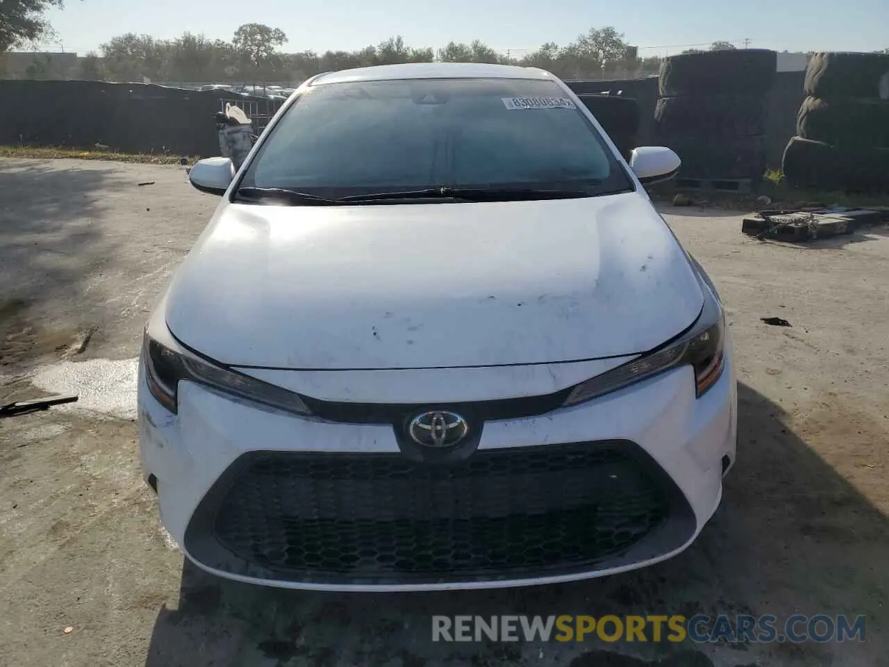 5 fotografías del automóvil dañado 5YFEPMAE7NP294495 TOYOTA COROLLA 2022