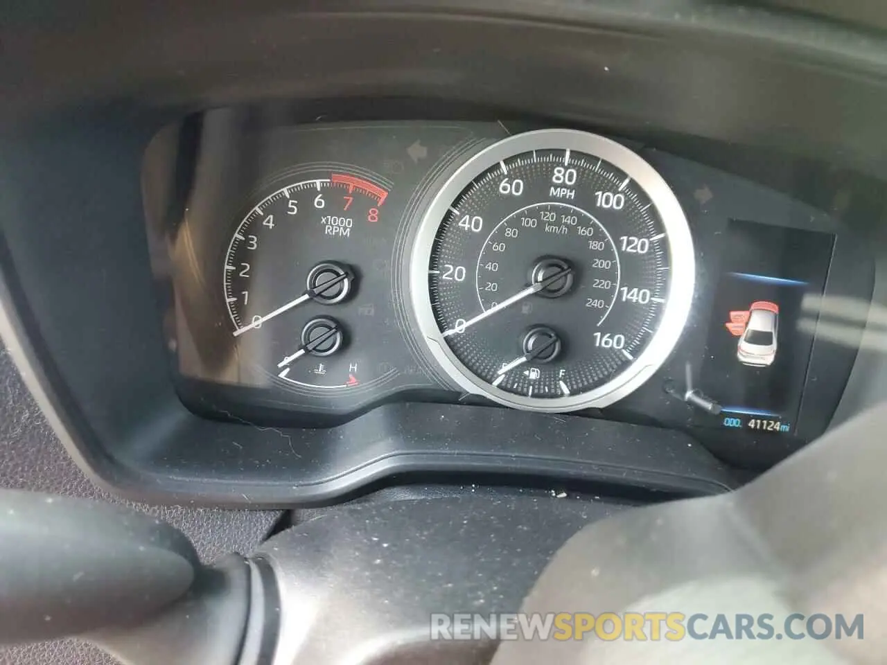 9 fotografías del automóvil dañado 5YFEPMAE7NP294495 TOYOTA COROLLA 2022