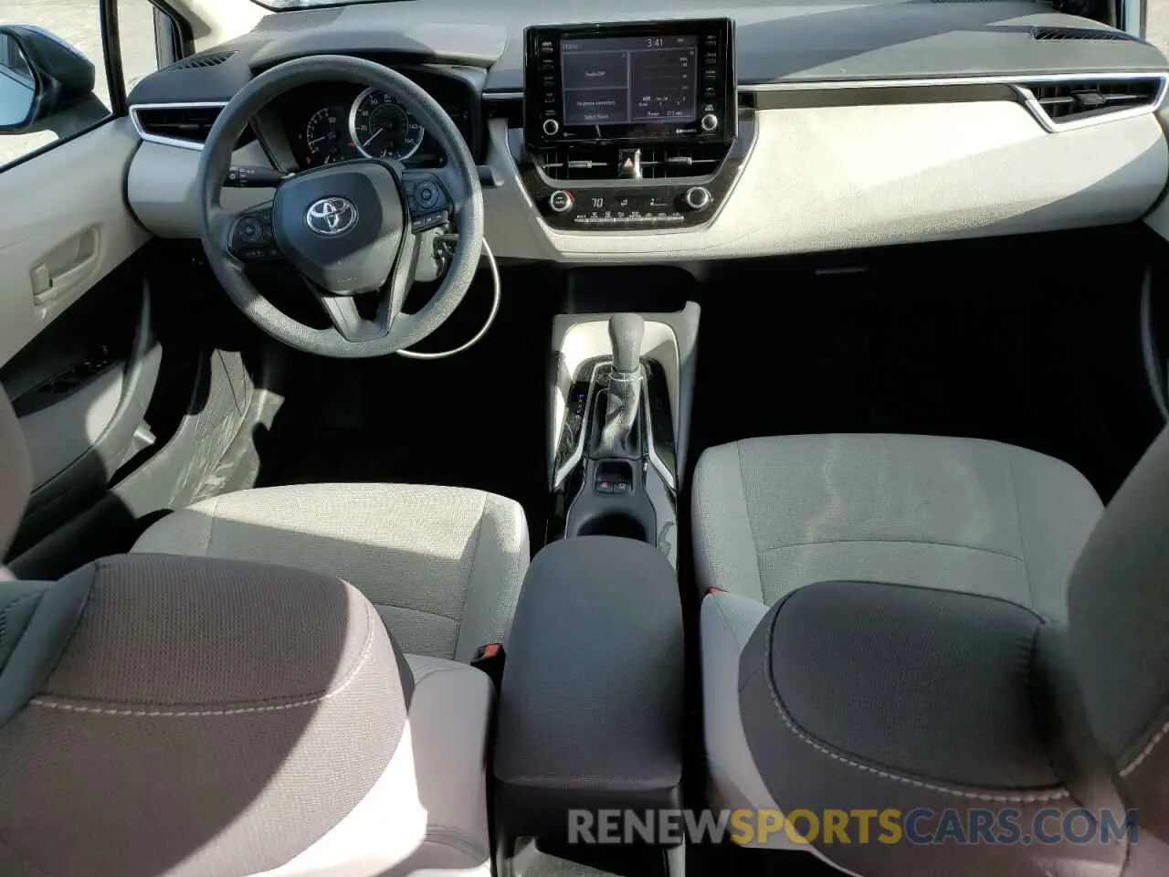 8 fotografías del automóvil dañado 5YFEPMAE7NP303616 TOYOTA COROLLA 2022