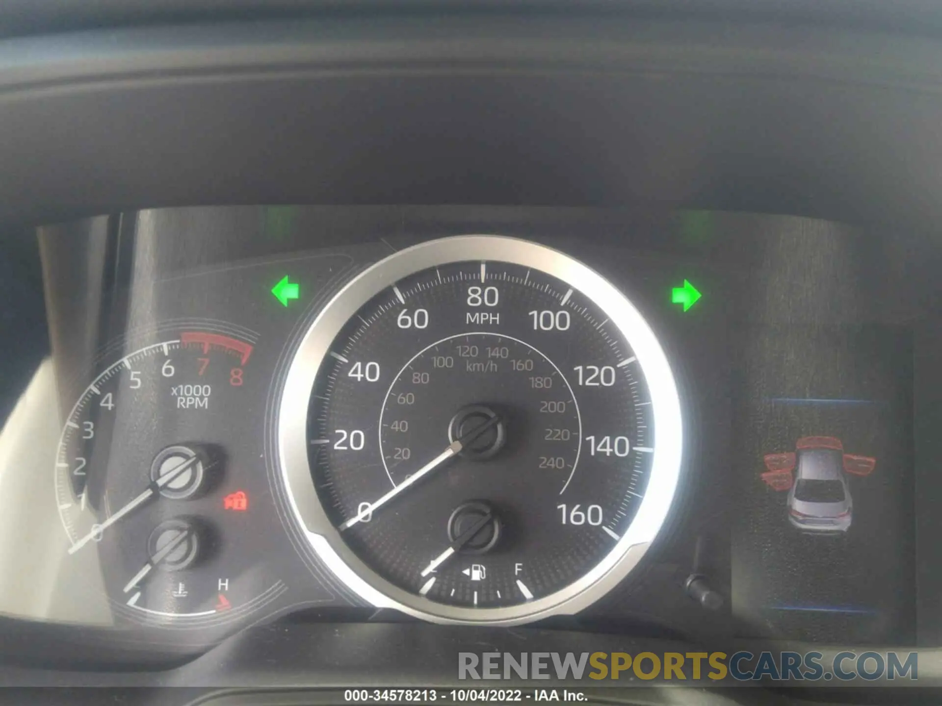 7 fotografías del automóvil dañado 5YFEPMAE7NP303857 TOYOTA COROLLA 2022