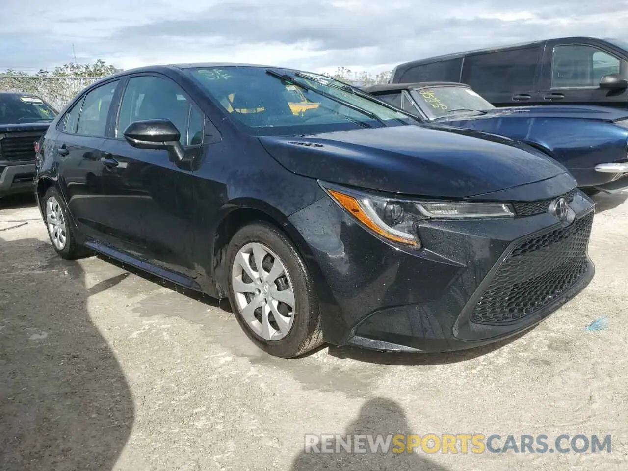4 fotografías del automóvil dañado 5YFEPMAE7NP305088 TOYOTA COROLLA 2022
