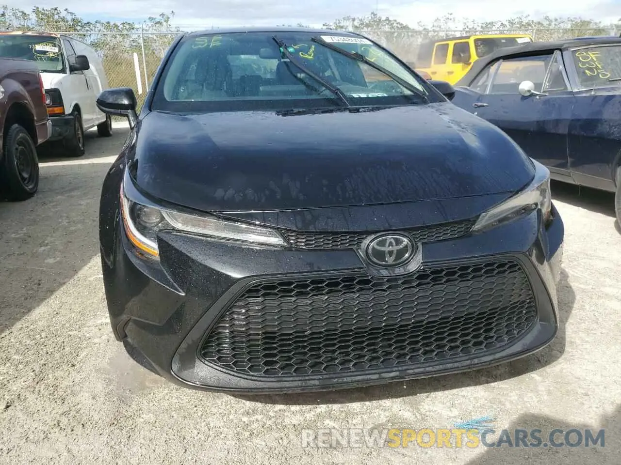 5 fotografías del automóvil dañado 5YFEPMAE7NP305088 TOYOTA COROLLA 2022