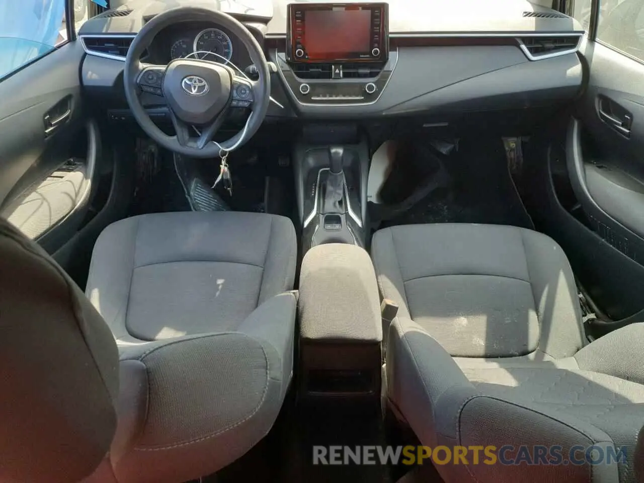 8 fotografías del automóvil dañado 5YFEPMAE7NP305088 TOYOTA COROLLA 2022