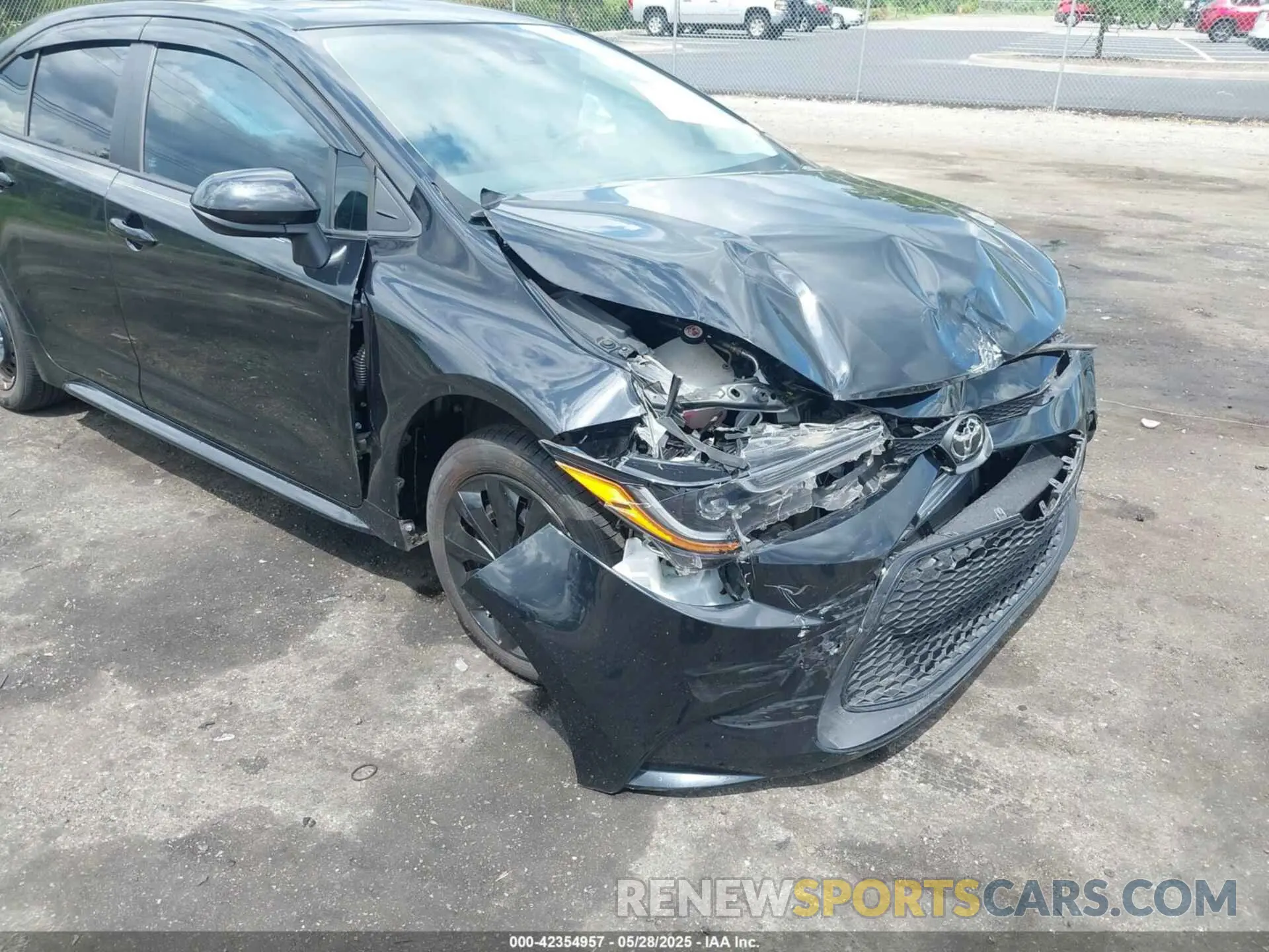 6 fotografías del automóvil dañado 5YFEPMAE7NP310856 TOYOTA COROLLA 2022