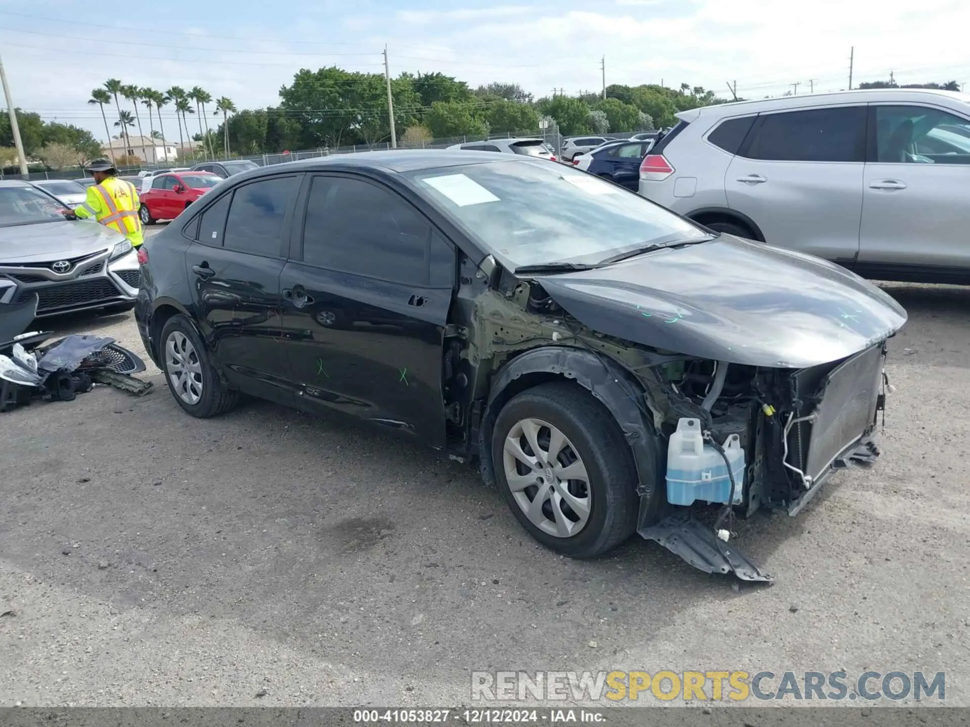 1 fotografías del automóvil dañado 5YFEPMAE7NP311070 TOYOTA COROLLA 2022
