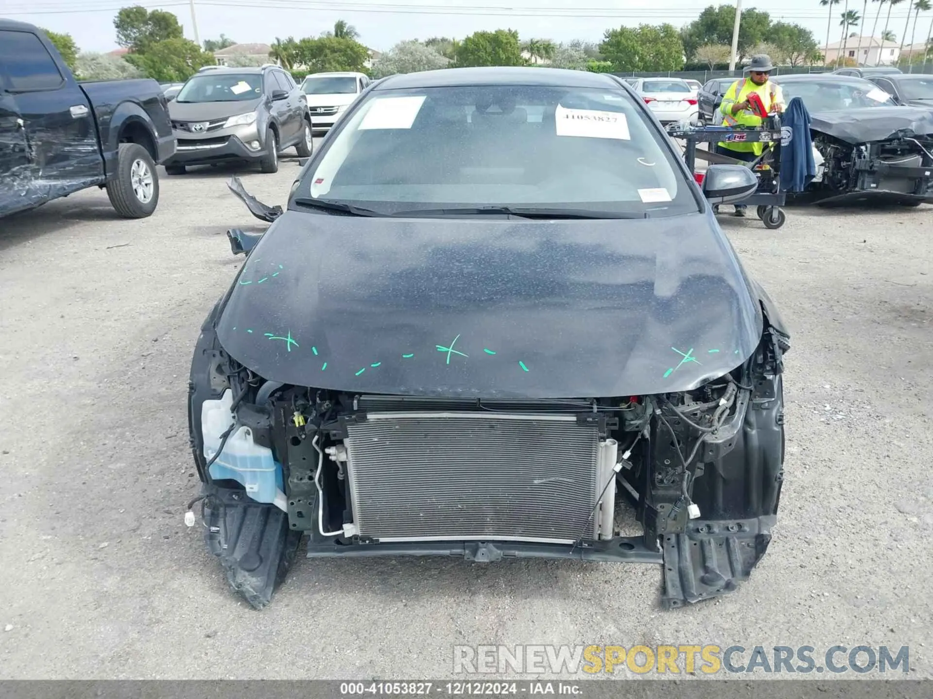 13 fotografías del automóvil dañado 5YFEPMAE7NP311070 TOYOTA COROLLA 2022