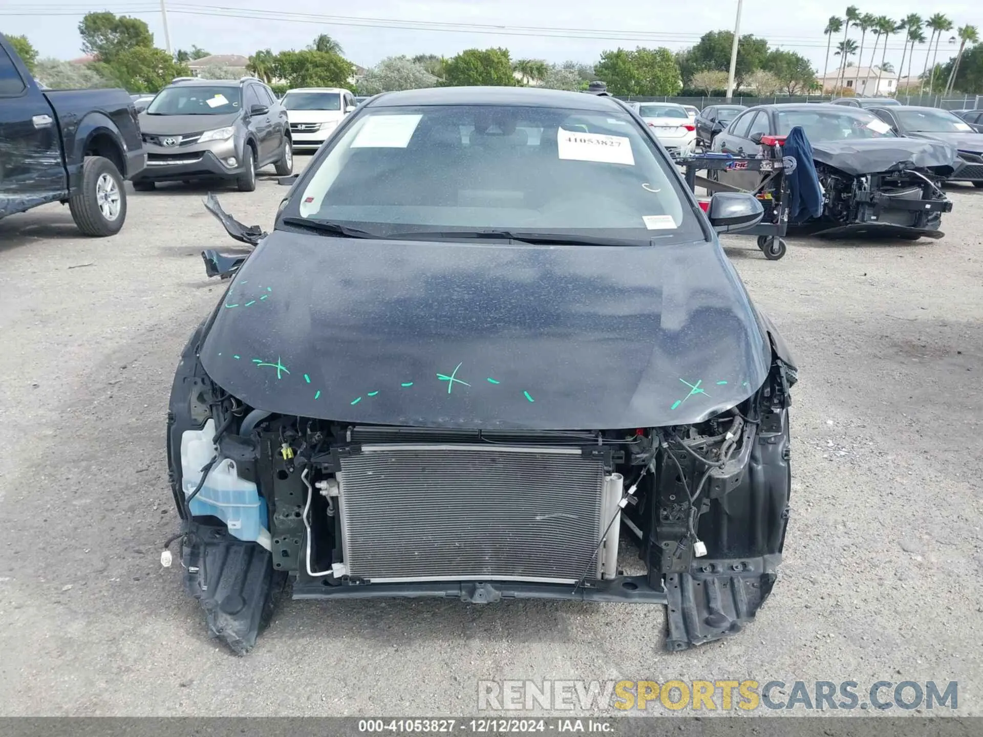 6 fotografías del automóvil dañado 5YFEPMAE7NP311070 TOYOTA COROLLA 2022