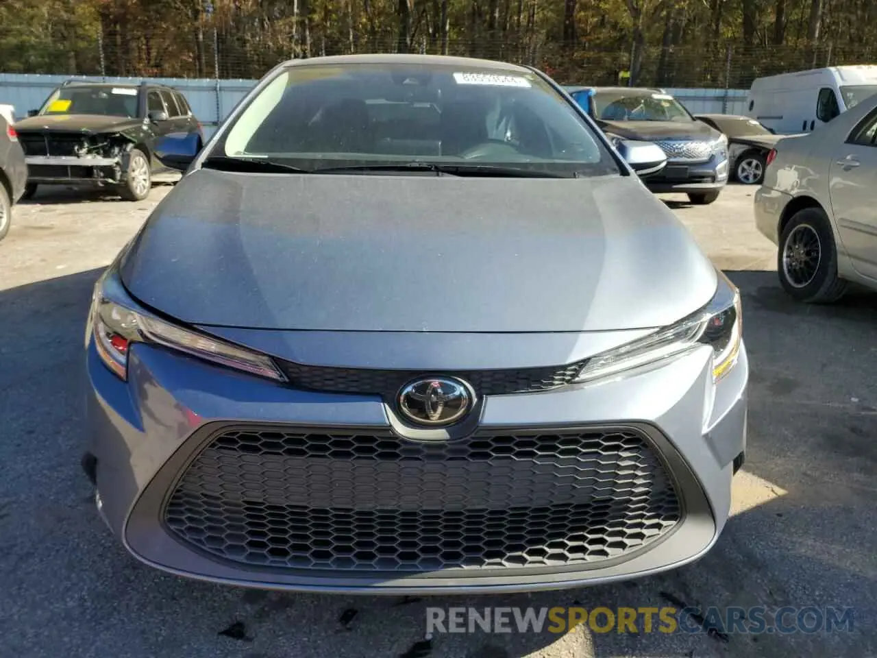 5 fotografías del automóvil dañado 5YFEPMAE7NP311375 TOYOTA COROLLA 2022