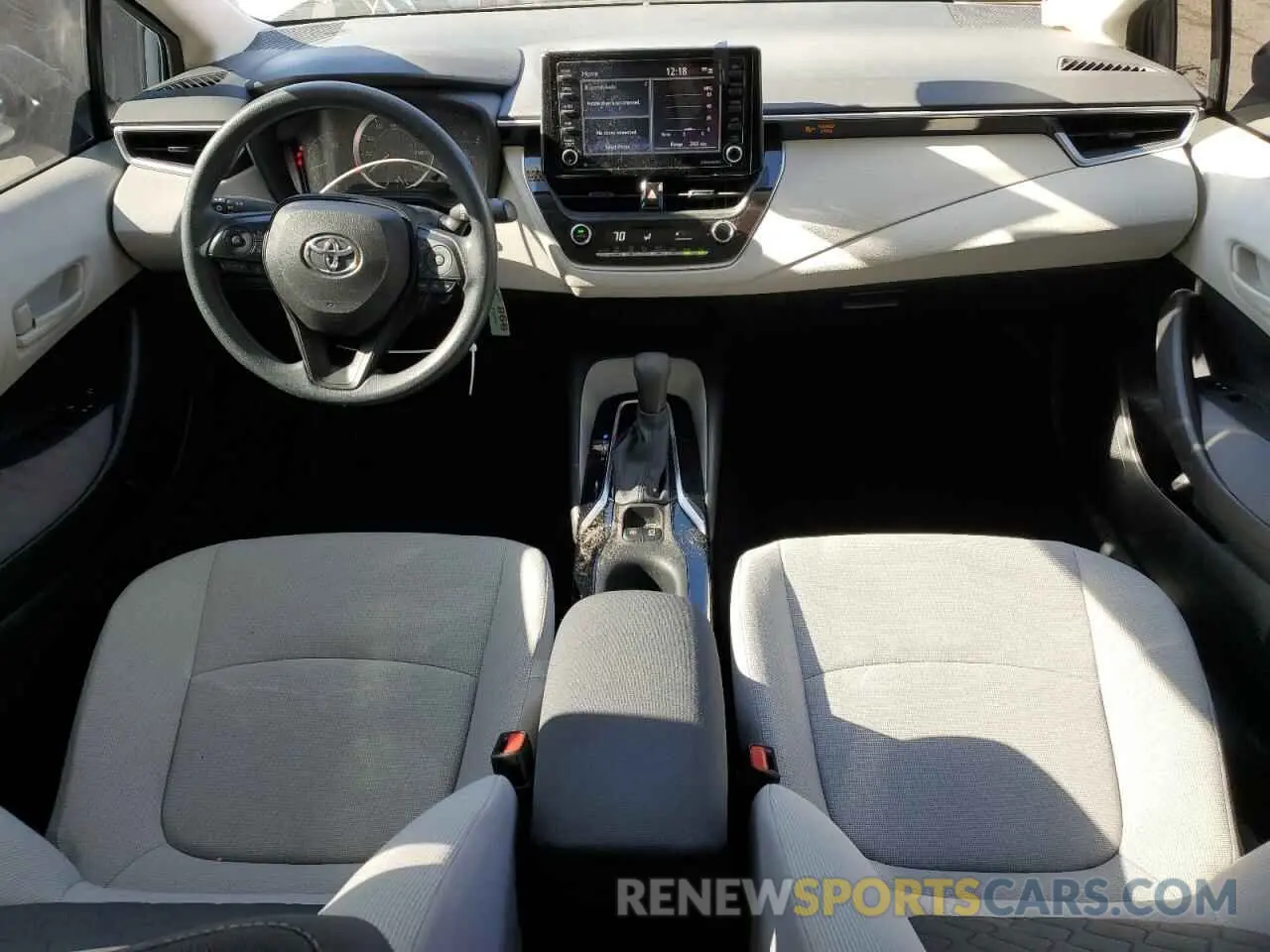 8 fotografías del automóvil dañado 5YFEPMAE7NP311375 TOYOTA COROLLA 2022