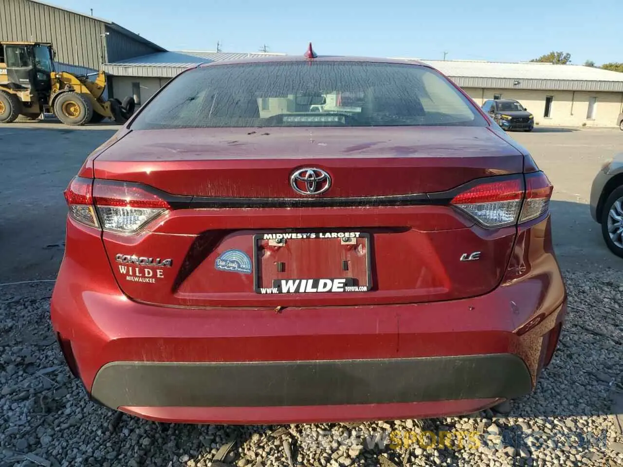 6 fotografías del automóvil dañado 5YFEPMAE7NP323591 TOYOTA COROLLA 2022
