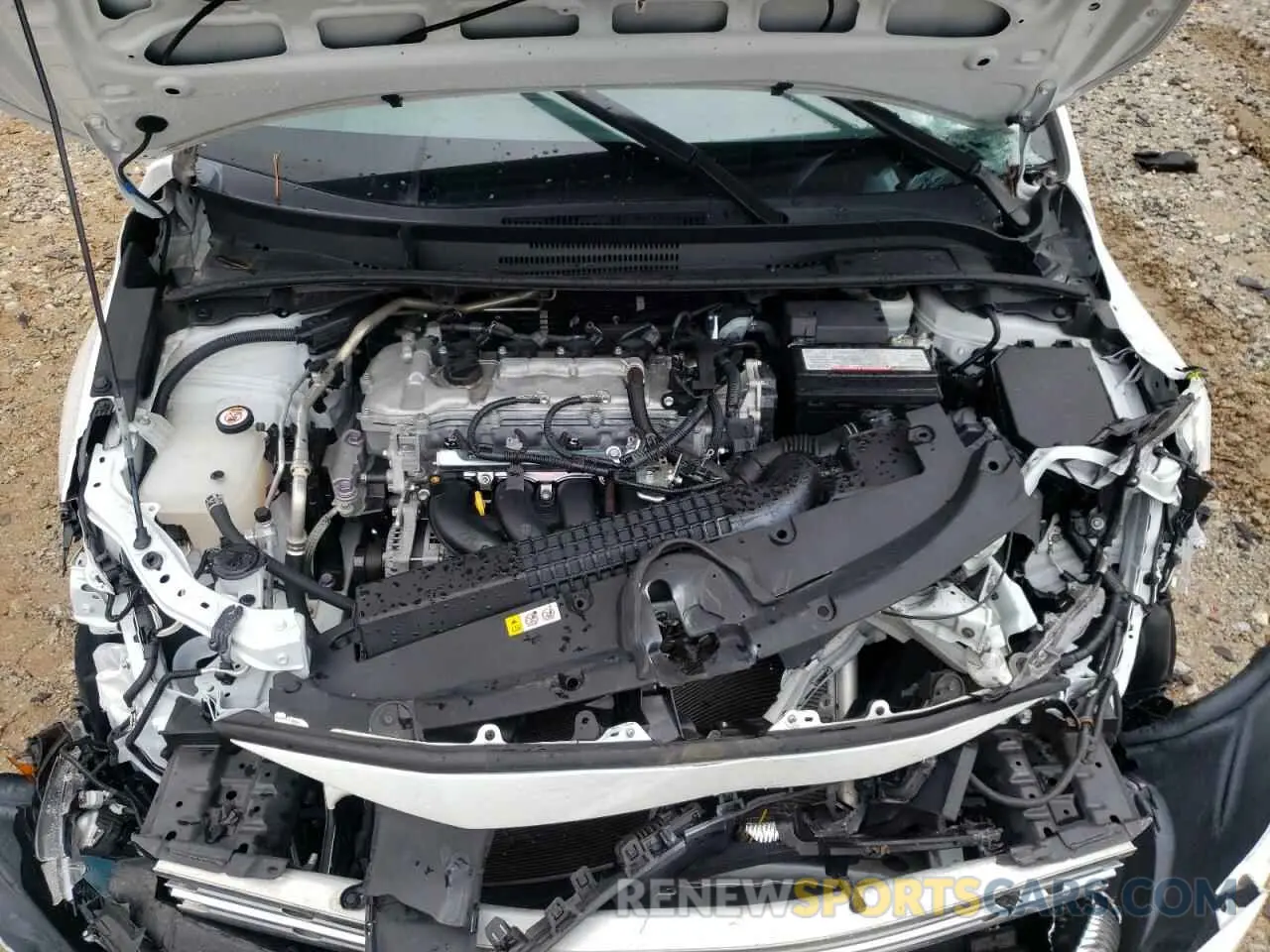 11 fotografías del automóvil dañado 5YFEPMAE7NP325633 TOYOTA COROLLA 2022