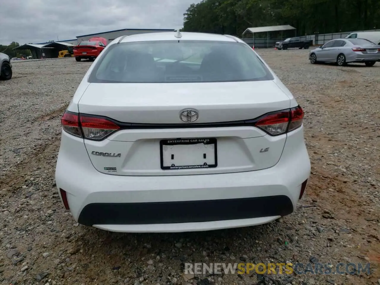 6 fotografías del automóvil dañado 5YFEPMAE7NP325633 TOYOTA COROLLA 2022