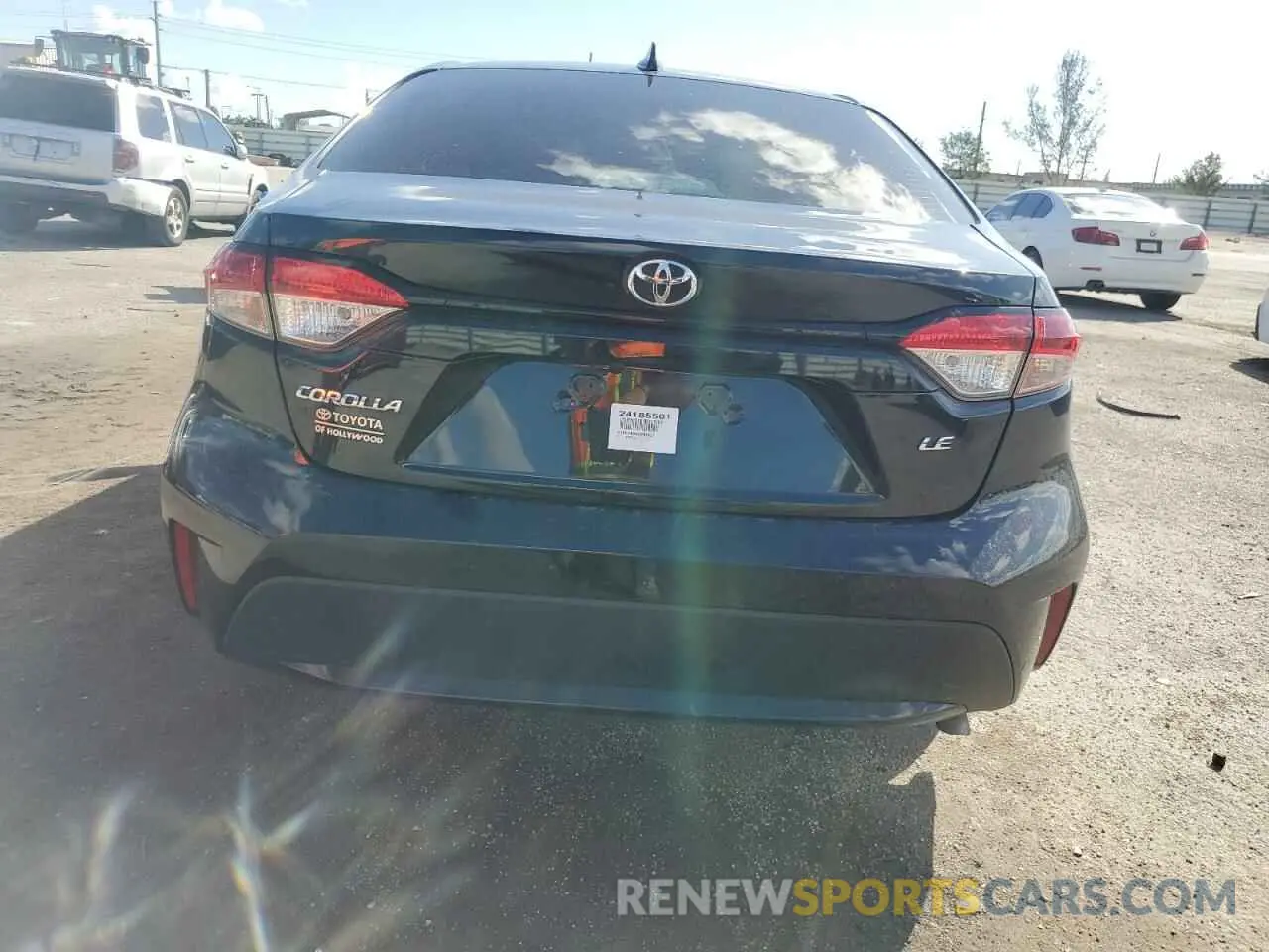 6 fotografías del automóvil dañado 5YFEPMAE7NP336163 TOYOTA COROLLA 2022