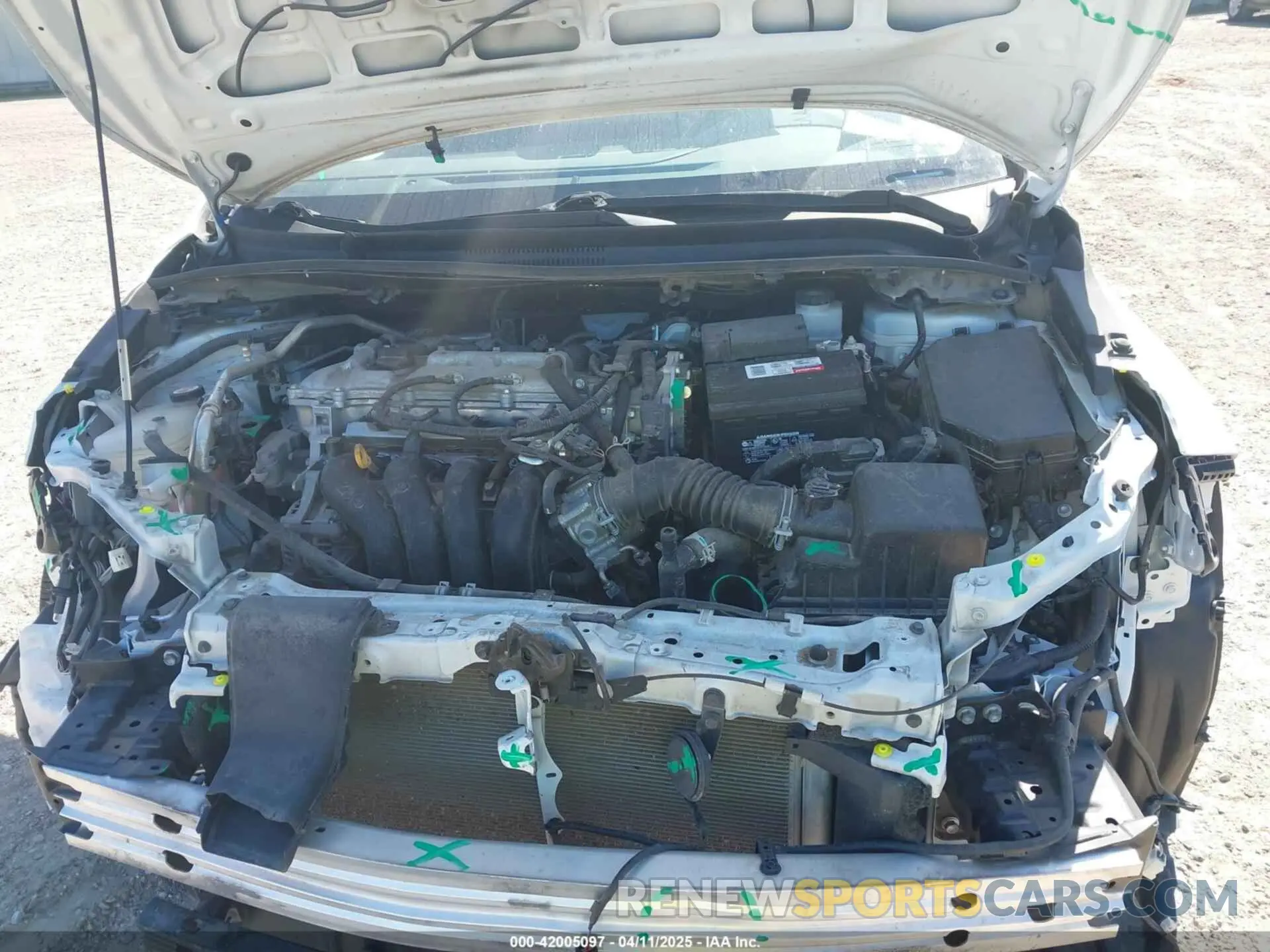 10 fotografías del automóvil dañado 5YFEPMAE7NP339872 TOYOTA COROLLA 2022