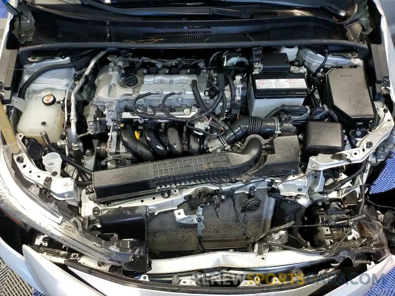 11 fotografías del automóvil dañado 5YFEPMAE7NP349933 TOYOTA COROLLA 2022