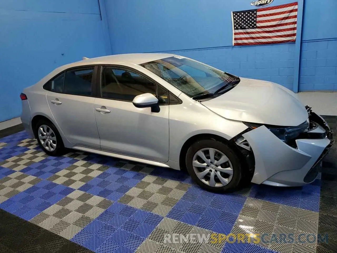 4 fotografías del automóvil dañado 5YFEPMAE7NP349933 TOYOTA COROLLA 2022