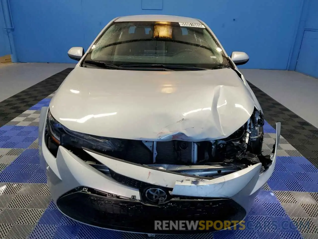 5 fotografías del automóvil dañado 5YFEPMAE7NP349933 TOYOTA COROLLA 2022