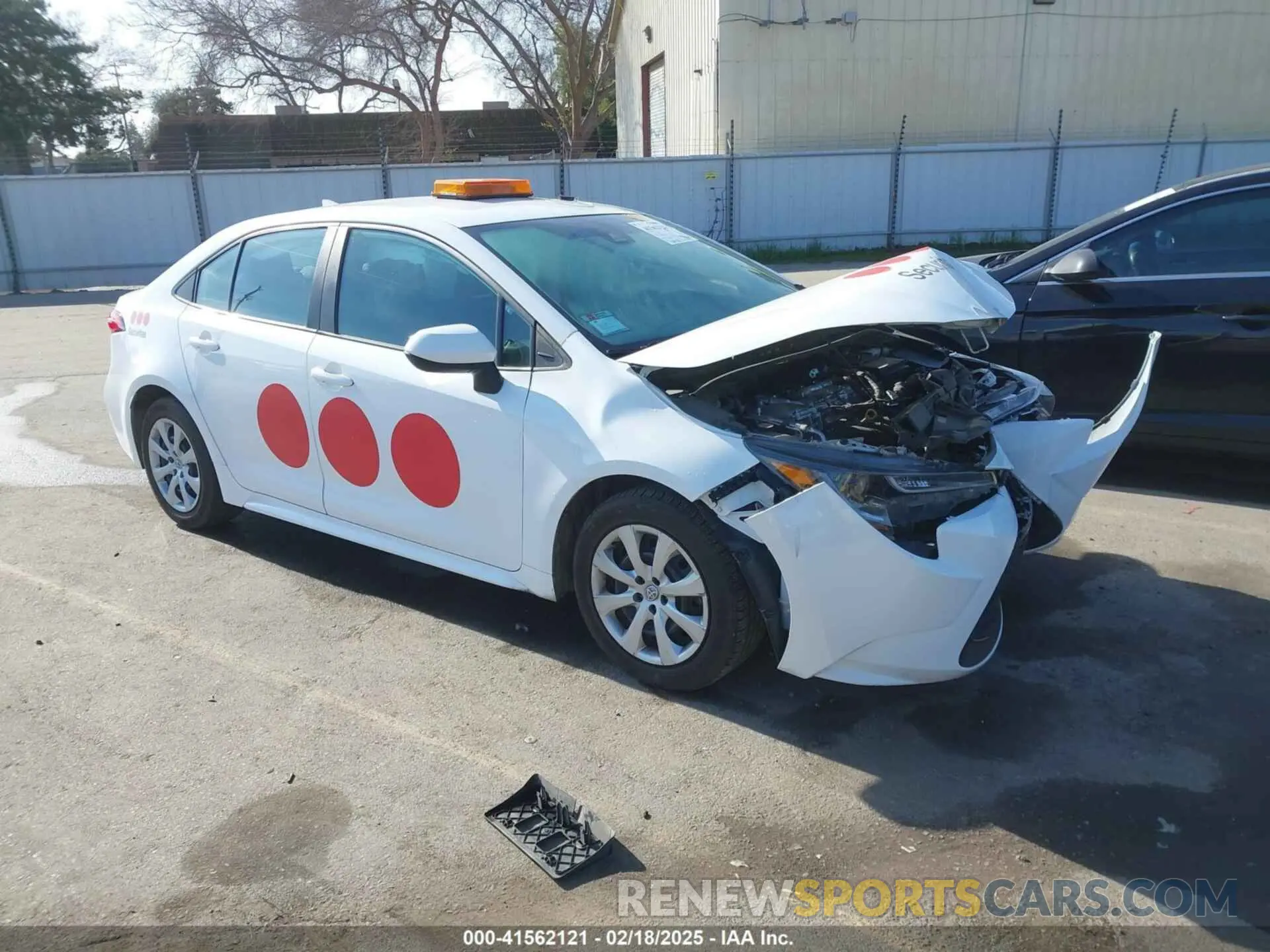 1 fotografías del automóvil dañado 5YFEPMAE7NP352511 TOYOTA COROLLA 2022