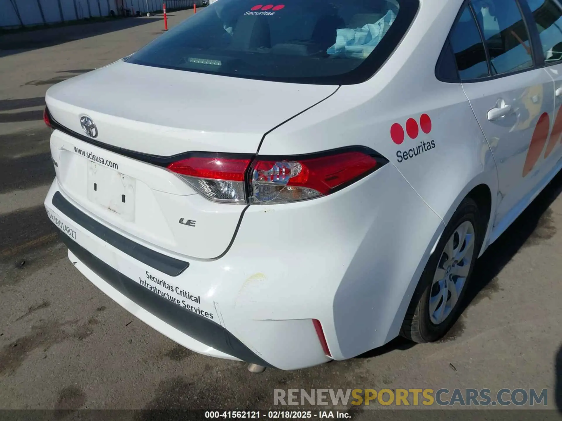 20 fotografías del automóvil dañado 5YFEPMAE7NP352511 TOYOTA COROLLA 2022