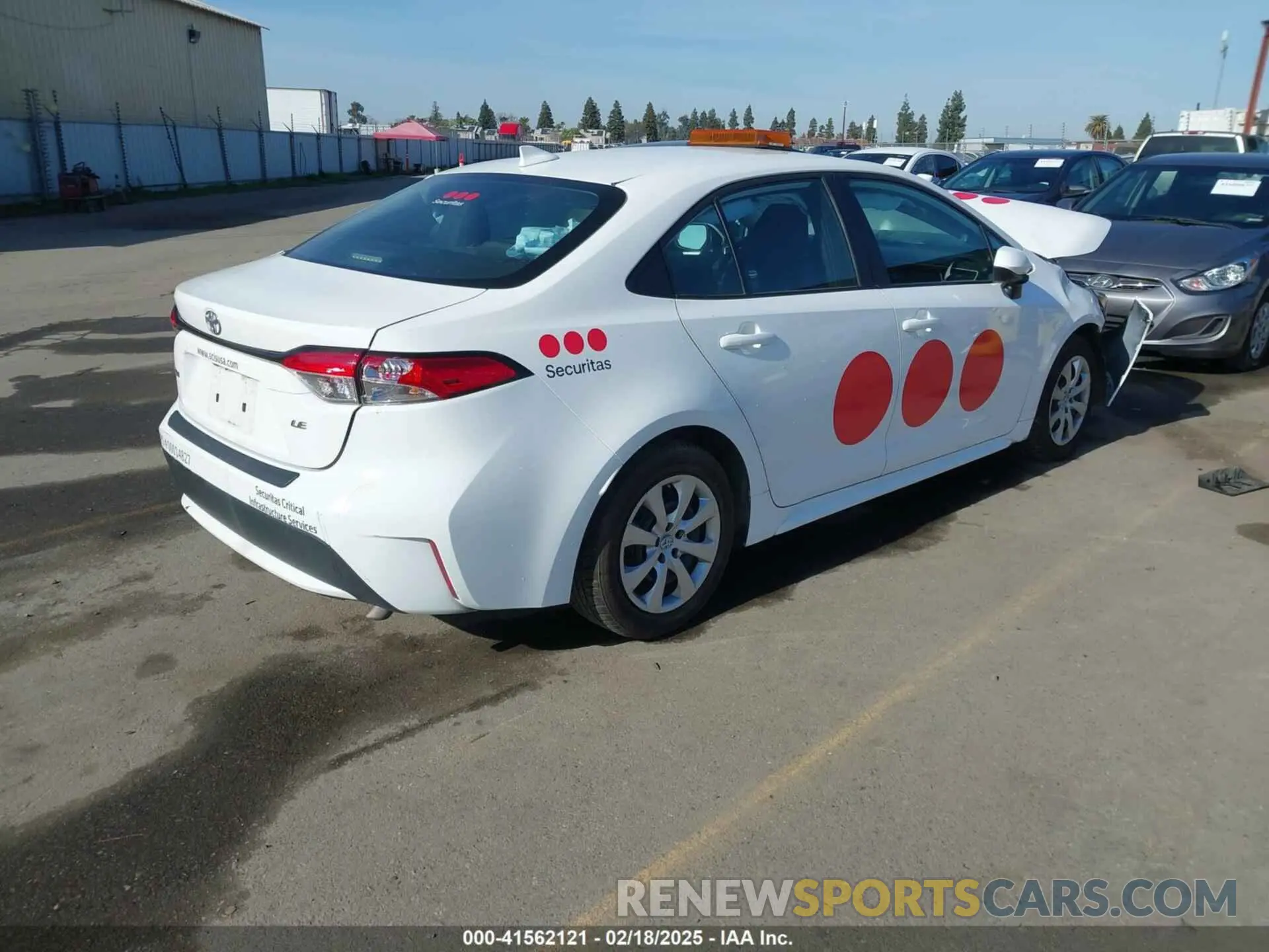 4 fotografías del automóvil dañado 5YFEPMAE7NP352511 TOYOTA COROLLA 2022