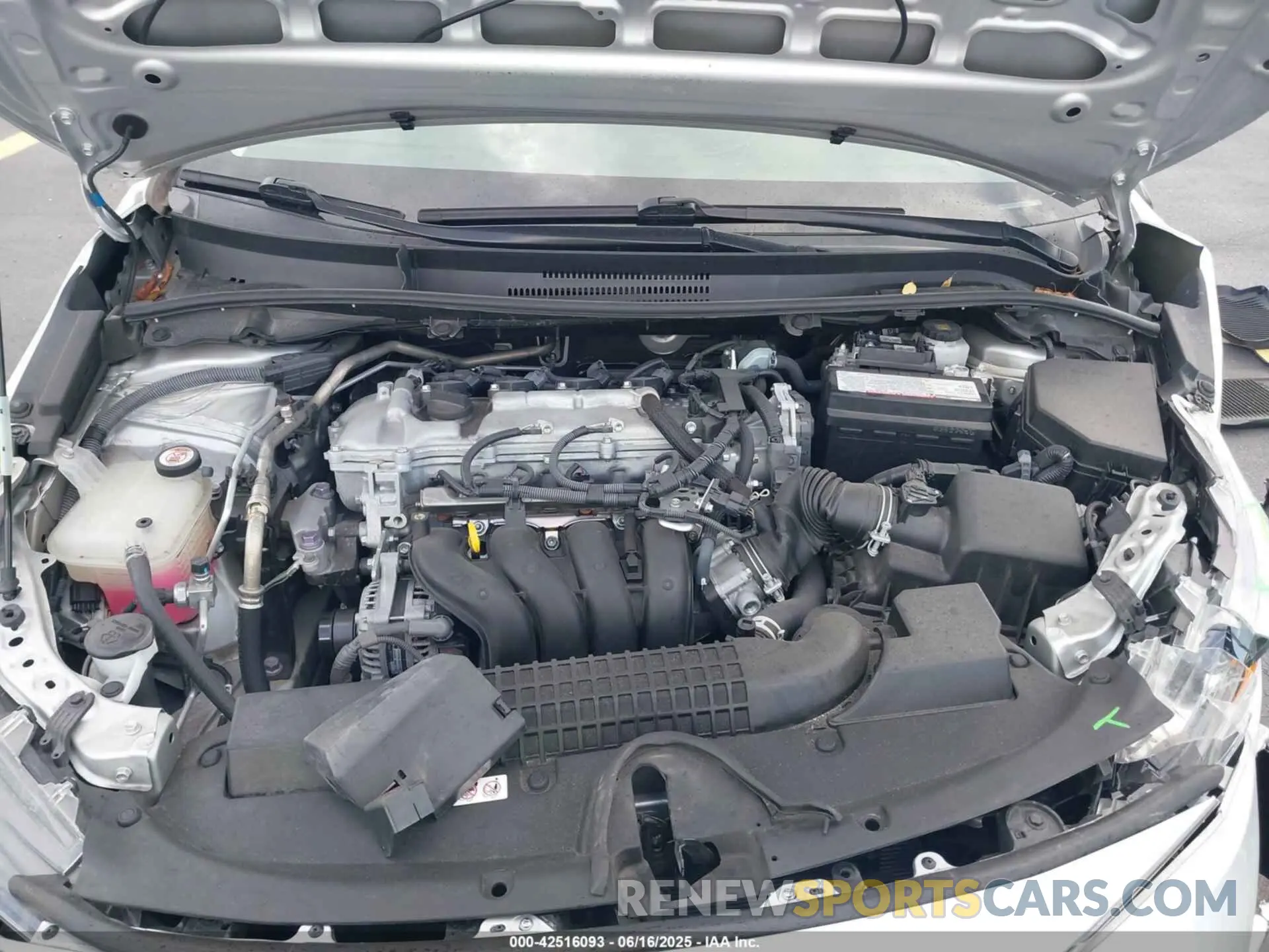 10 fotografías del automóvil dañado 5YFEPMAE7NP359748 TOYOTA COROLLA 2022