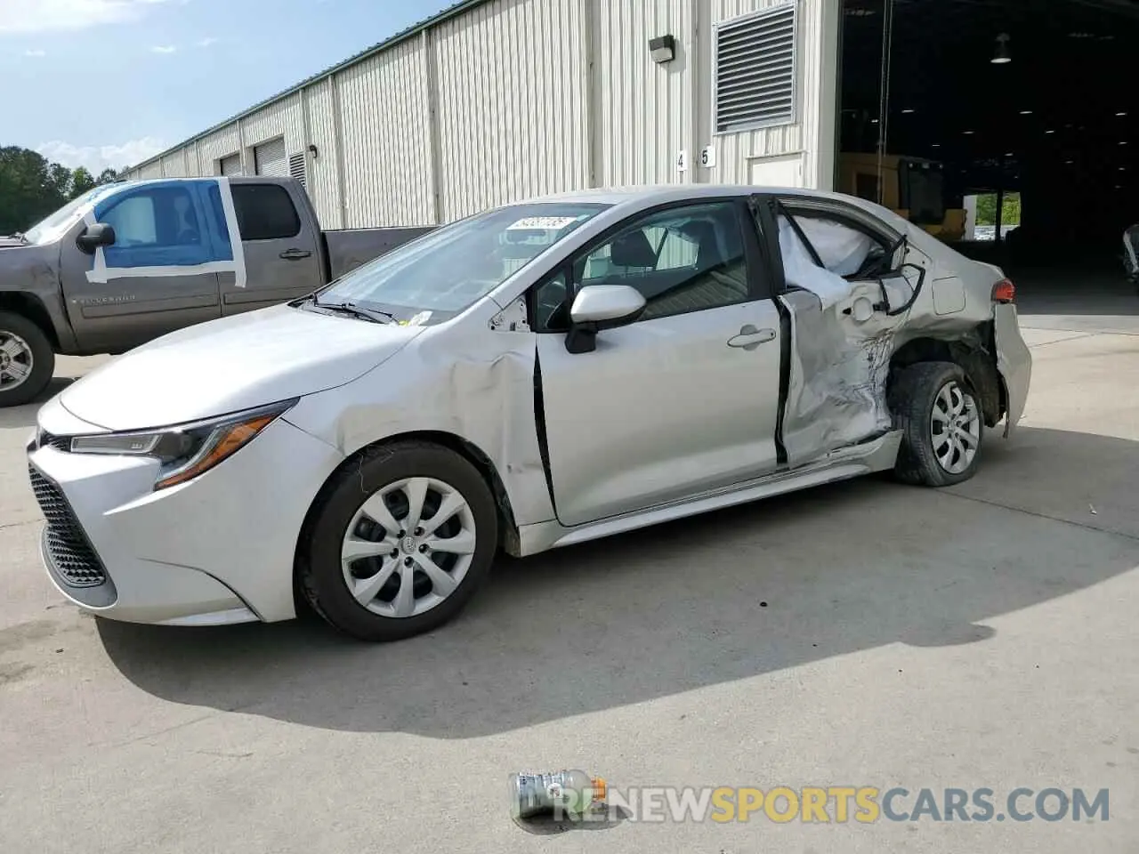 1 fotografías del automóvil dañado 5YFEPMAE7NP361192 TOYOTA COROLLA 2022