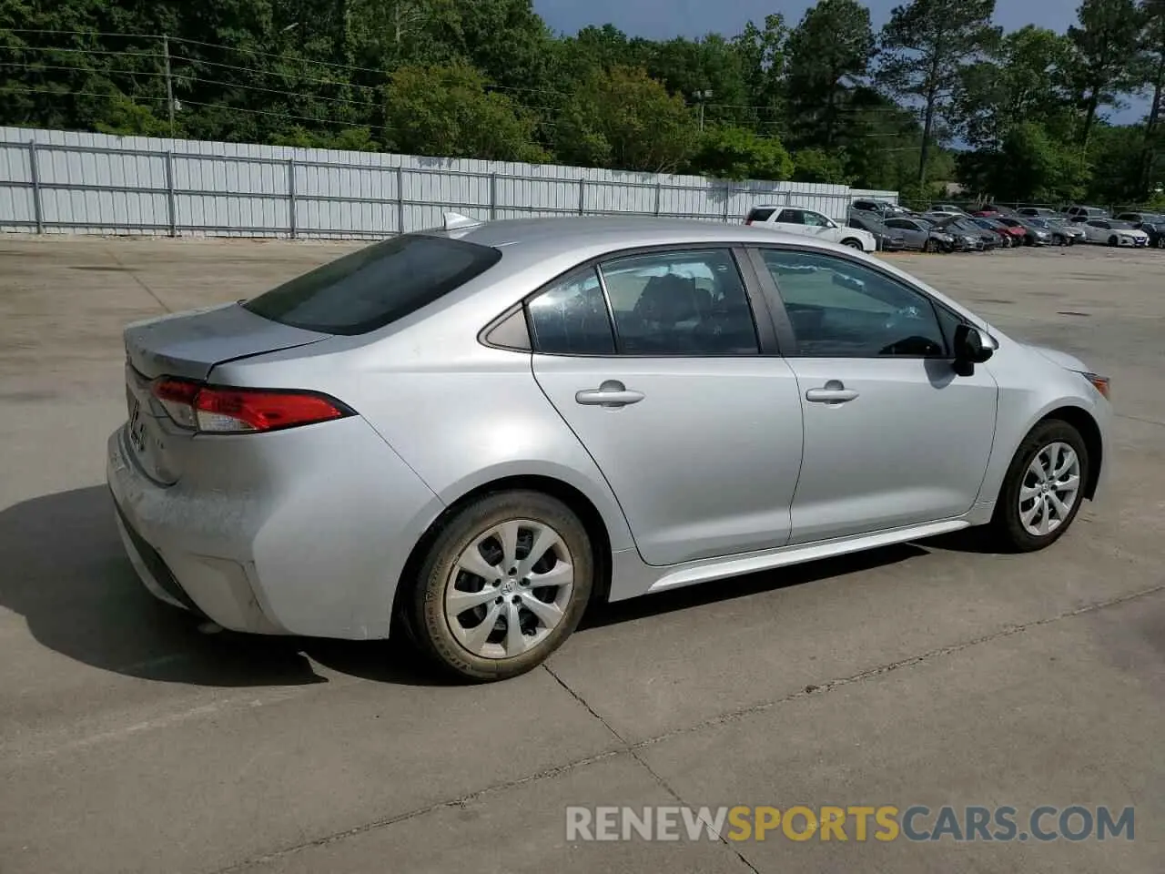 3 fotografías del automóvil dañado 5YFEPMAE7NP361192 TOYOTA COROLLA 2022