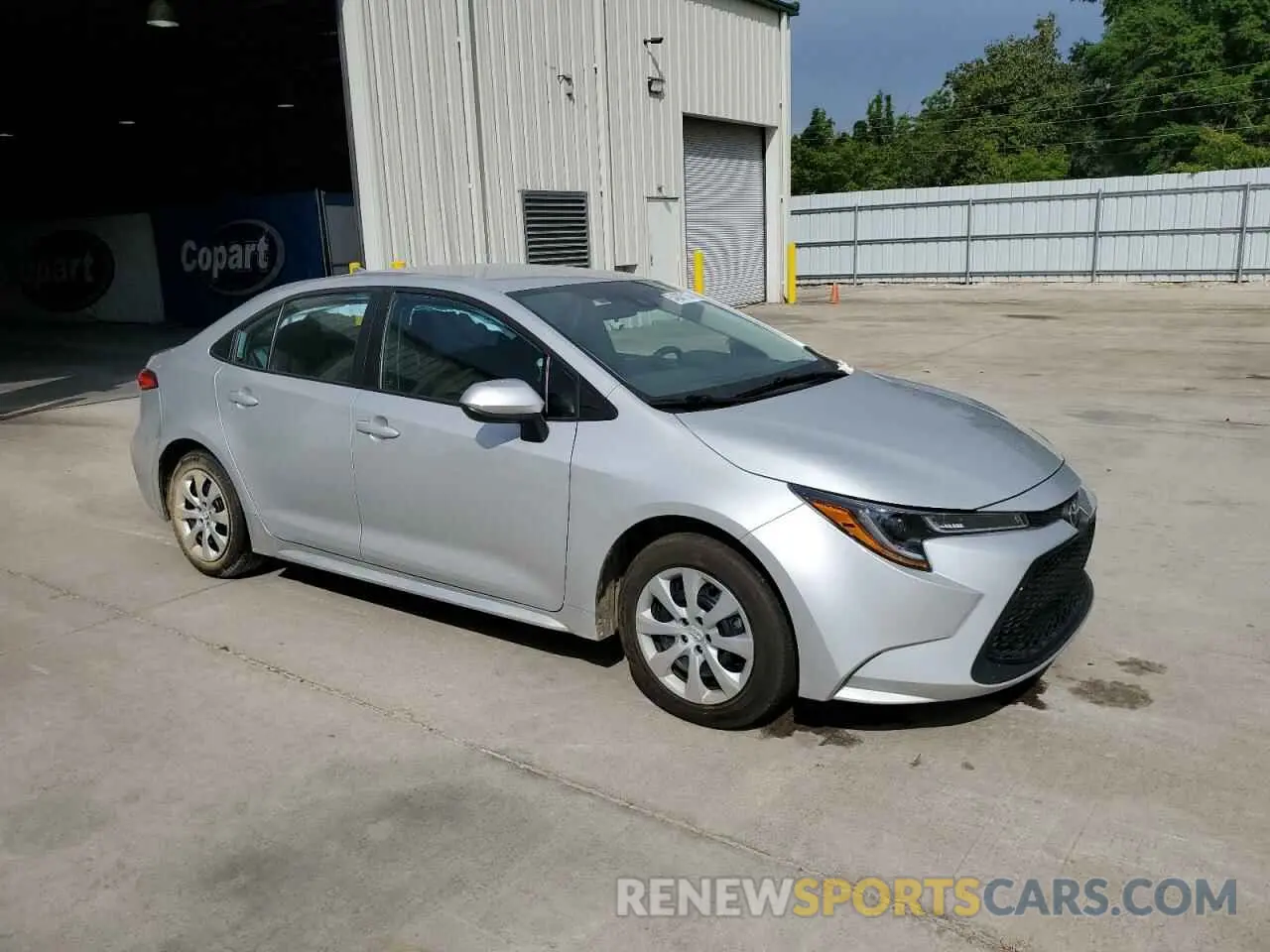 4 fotografías del automóvil dañado 5YFEPMAE7NP361192 TOYOTA COROLLA 2022