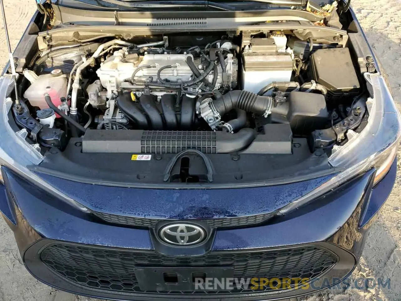 11 fotografías del automóvil dañado 5YFEPMAE7NP361600 TOYOTA COROLLA 2022